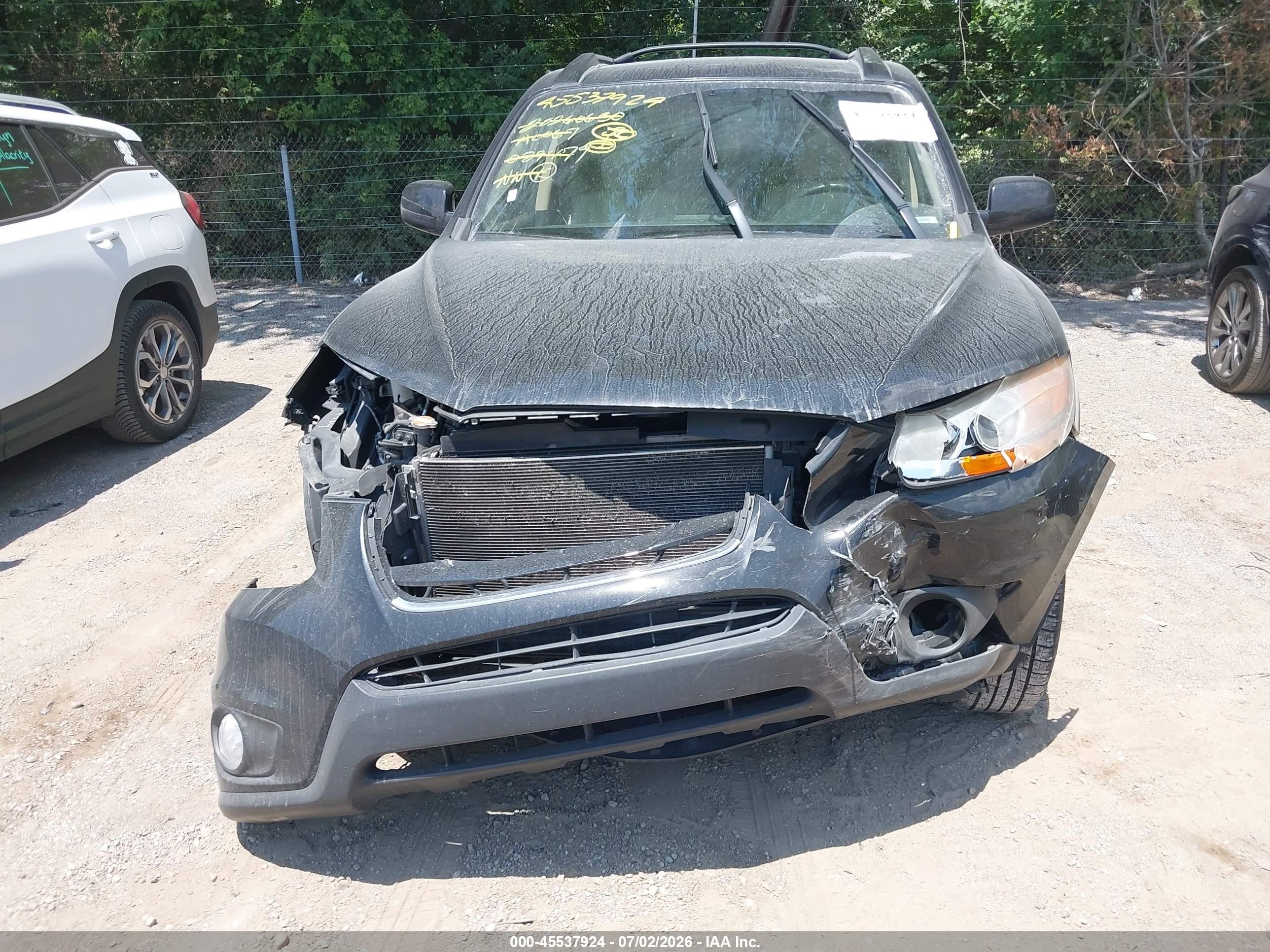 2011 Hyundai Santa Fe Limited Black vin: 5XYZK3AB3BG089479