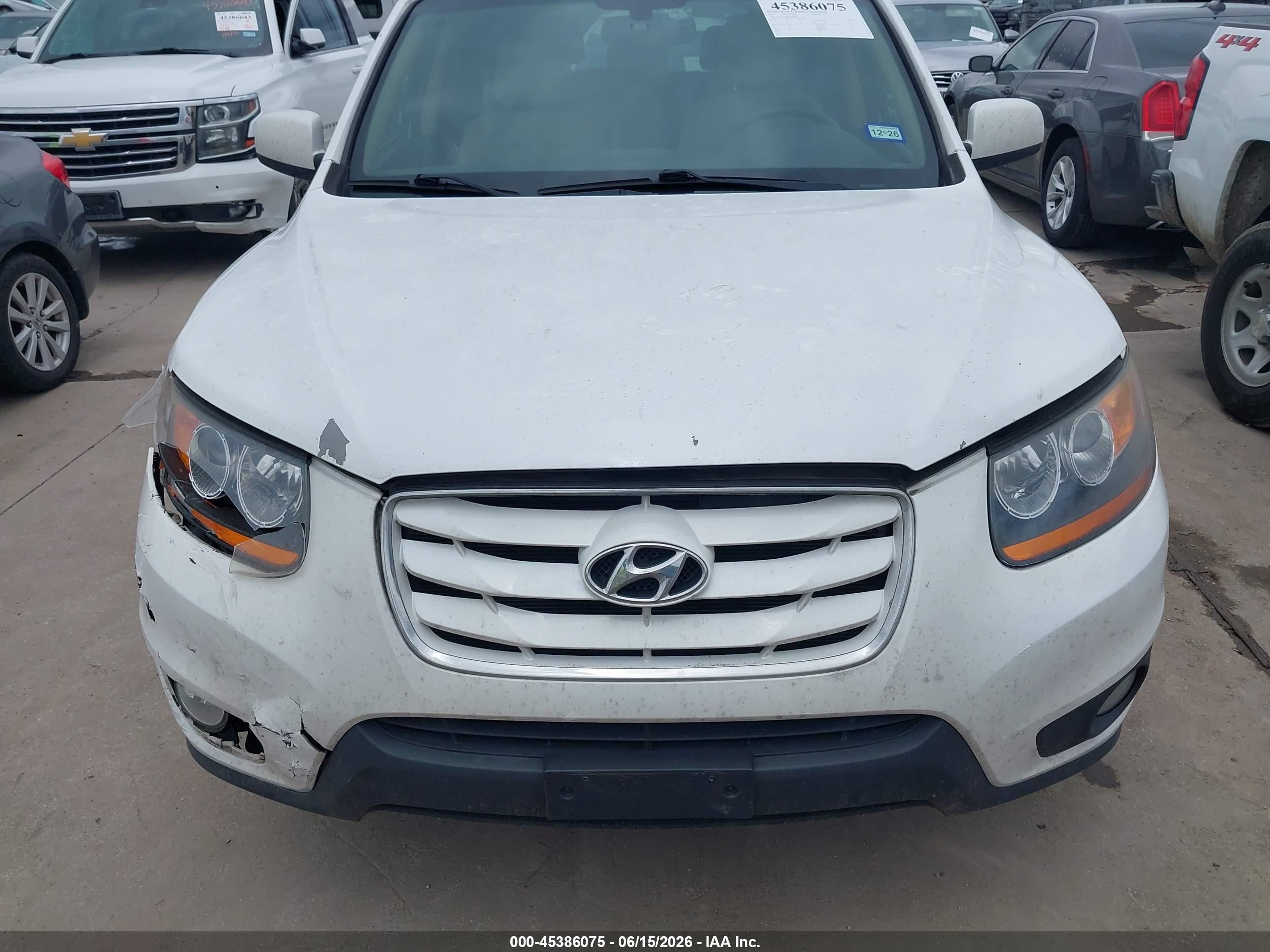 2011 Hyundai Santa Fe Limited White vin: 5XYZK3AB4BG048780