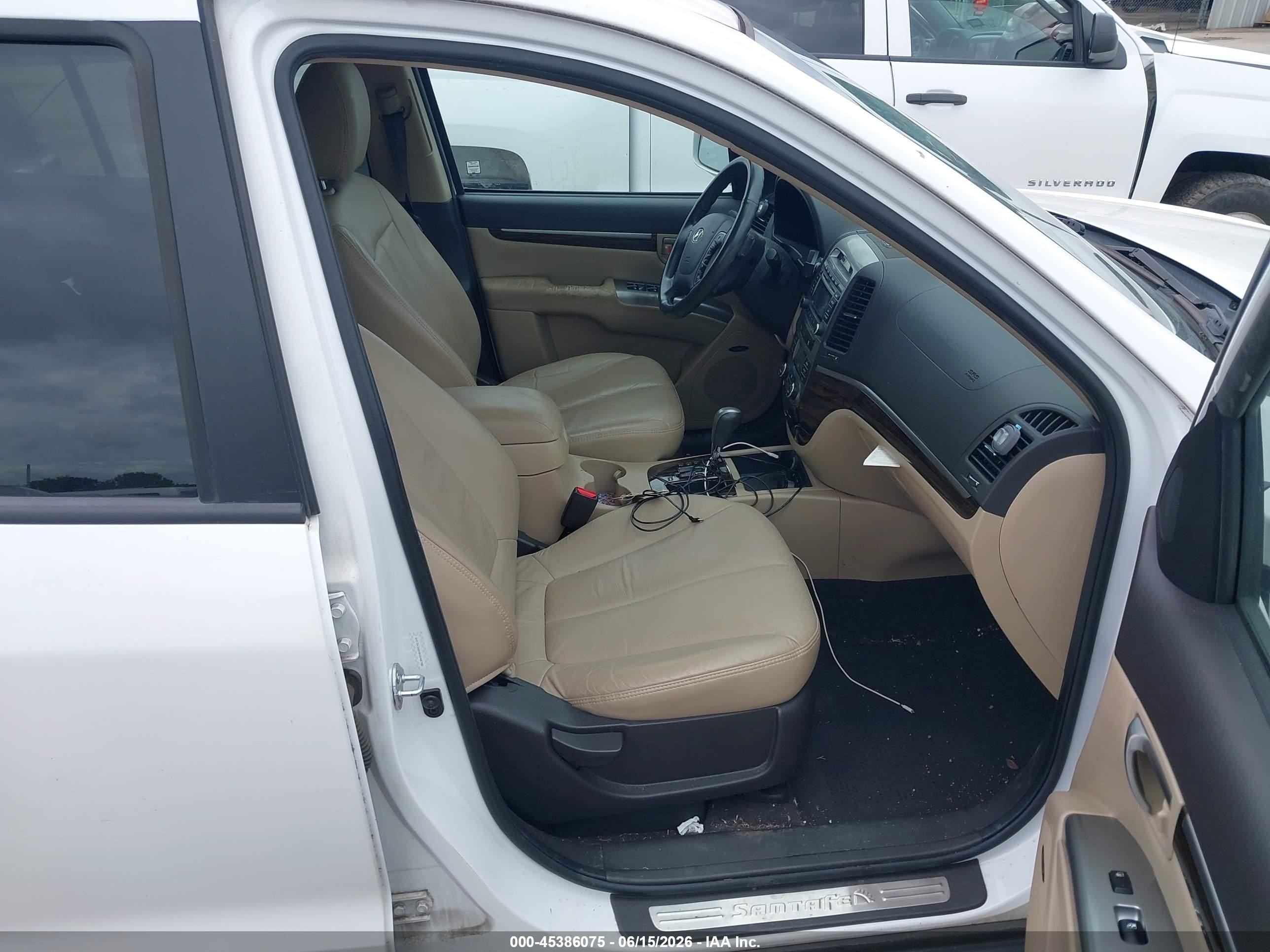 2011 Hyundai Santa Fe Limited White vin: 5XYZK3AB4BG048780