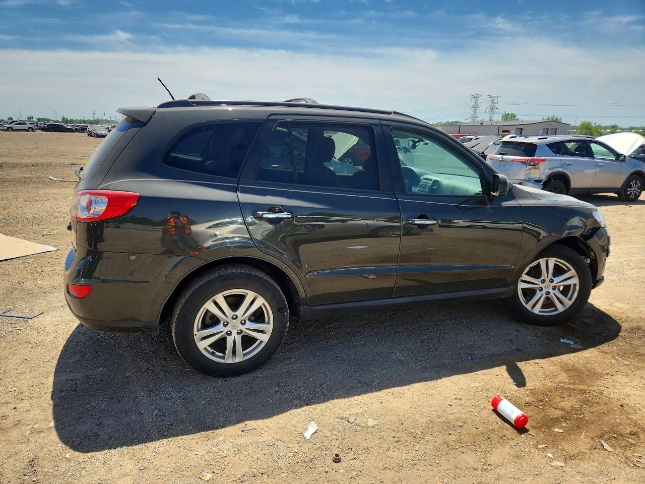 2011 Hyundai Santa Fe Limited Gray vin: 5XYZK3AB4BG090267