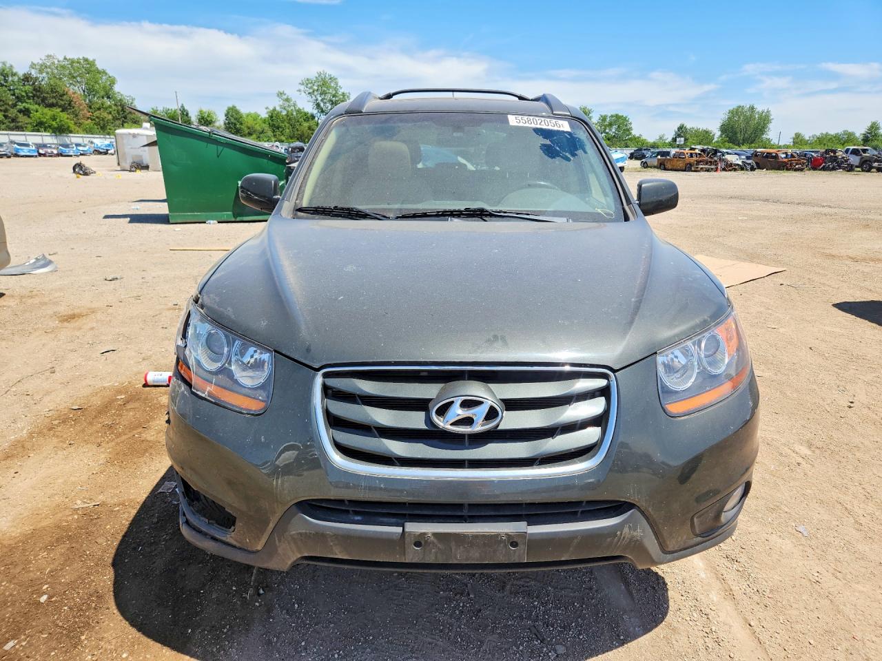 2011 Hyundai Santa Fe Limited Gray vin: 5XYZK3AB4BG090267