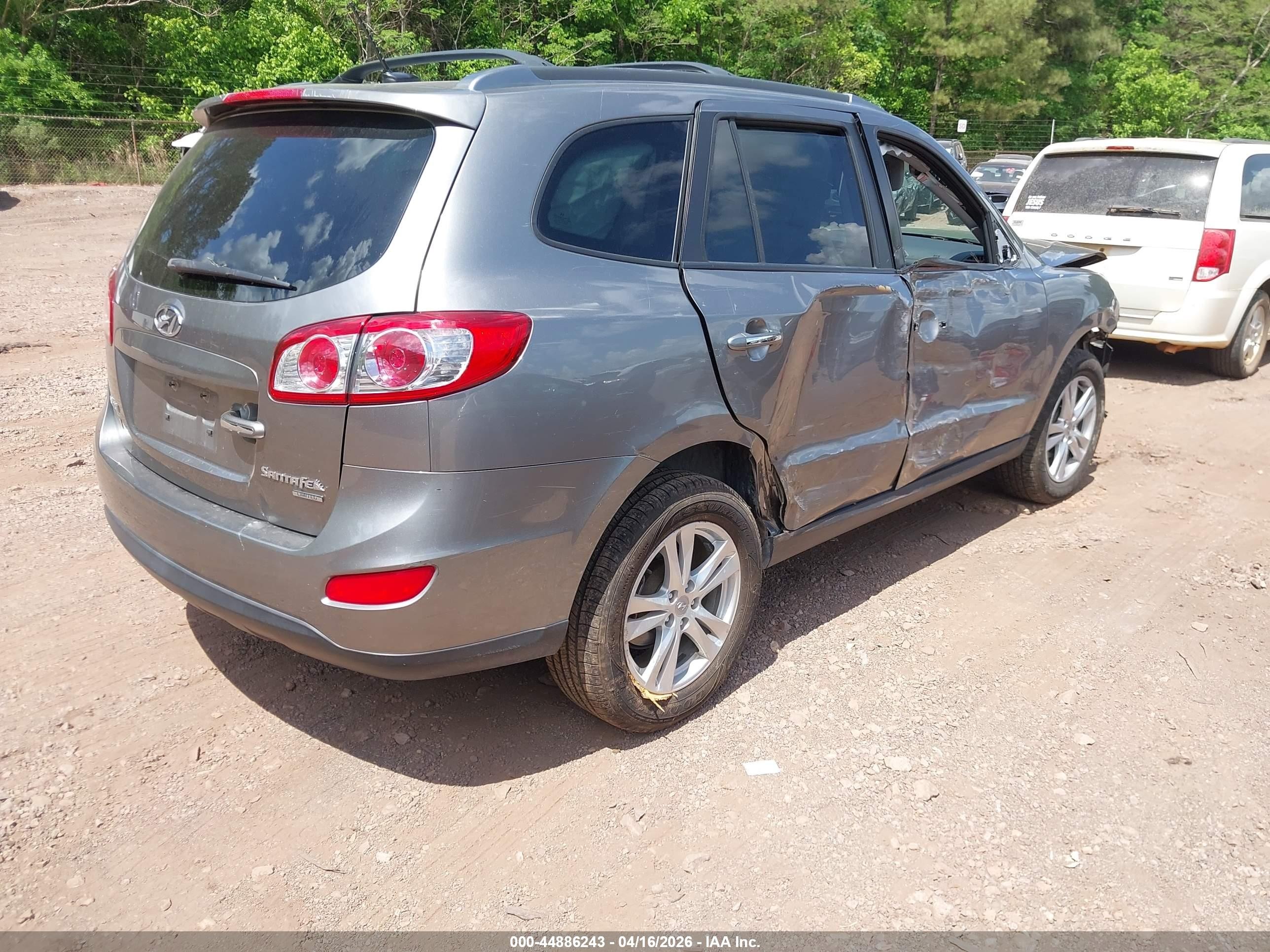 2011 Hyundai Santa Fe Limited Black vin: 5XYZK3AB5BG087930