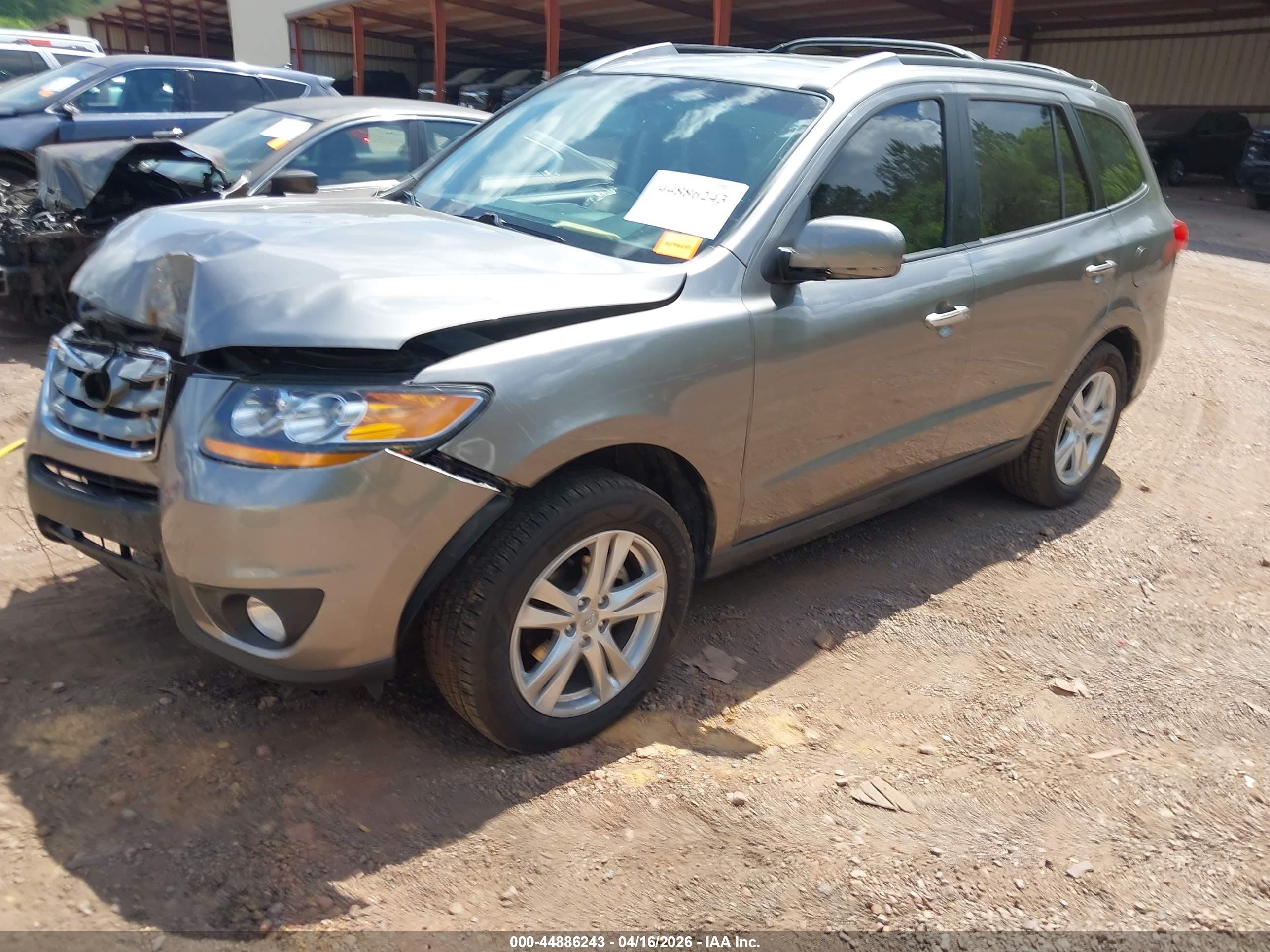 2011 Hyundai Santa Fe Limited Black vin: 5XYZK3AB5BG087930