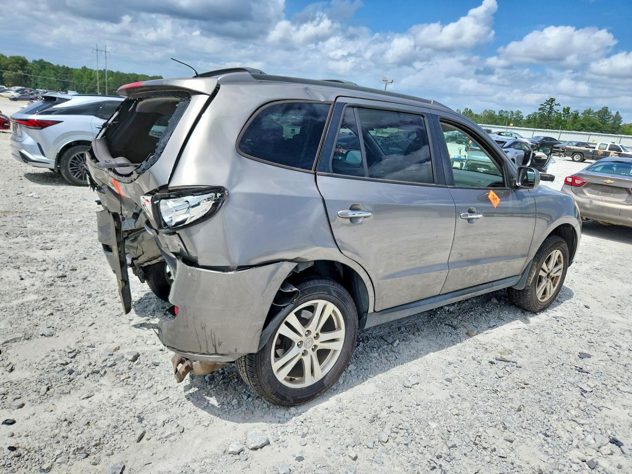 2012 Hyundai Santa Fe Limited Gray vin: 5XYZK3AB5CG137646