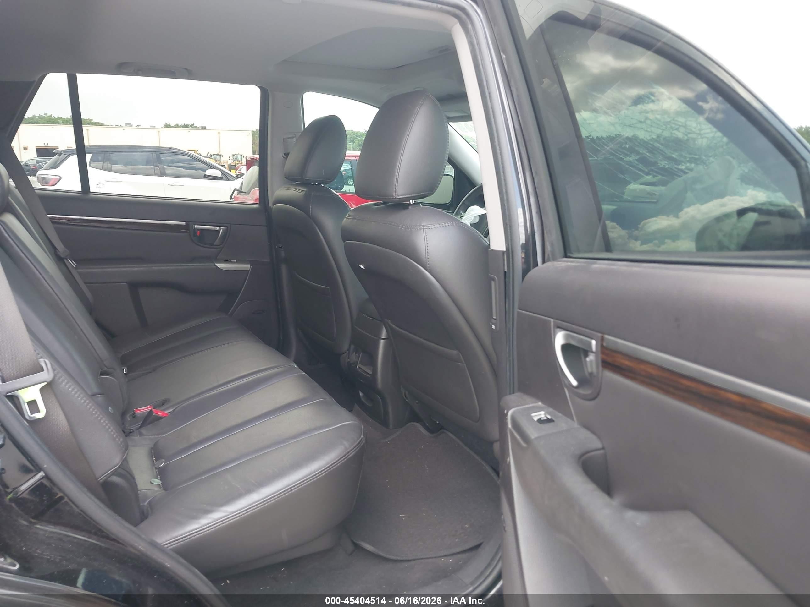 2012 Hyundai Santa Fe Limited Черный vin: 5XYZK3AB5CG159596
