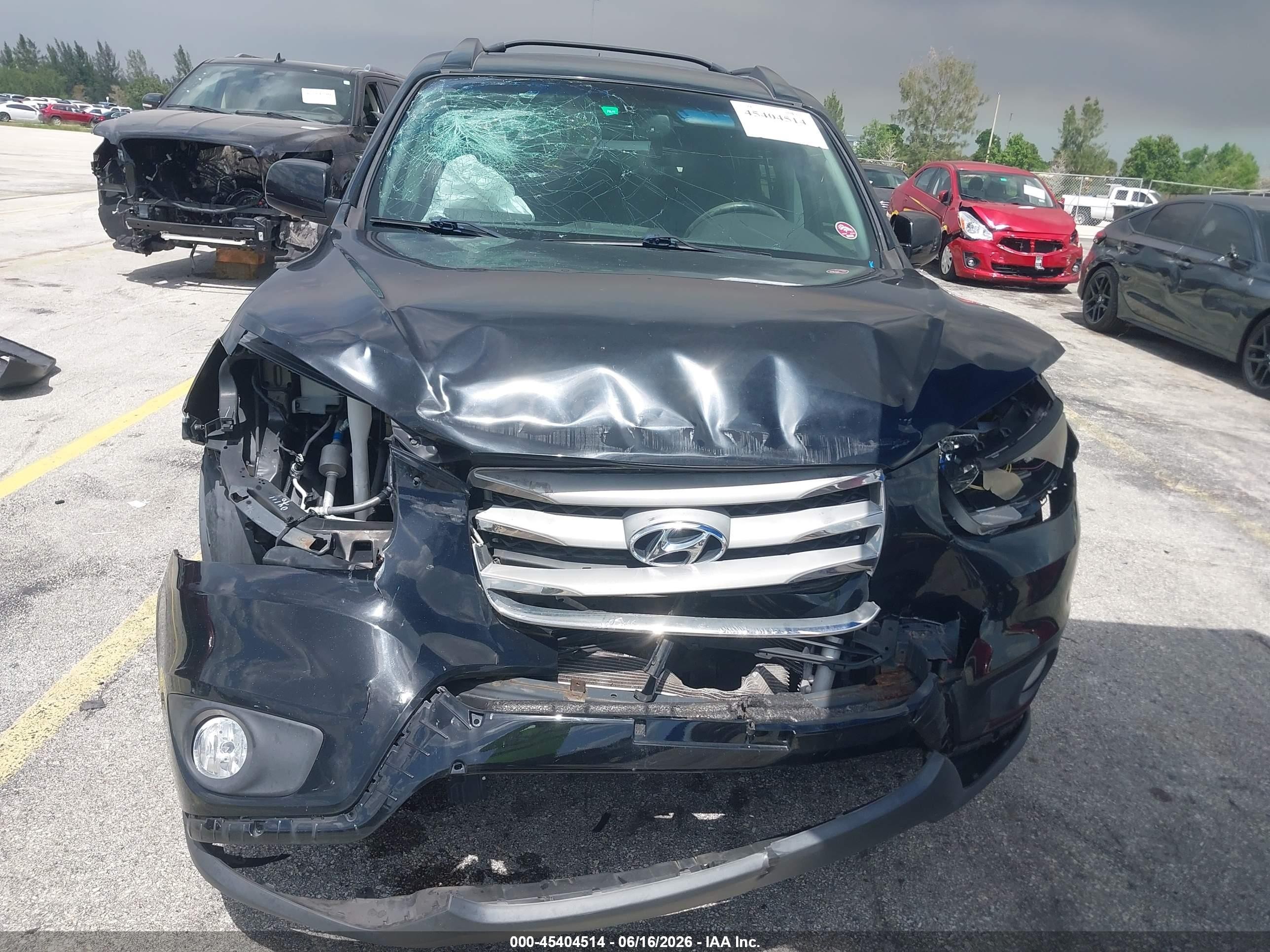 2012 Hyundai Santa Fe Limited Черный vin: 5XYZK3AB5CG159596