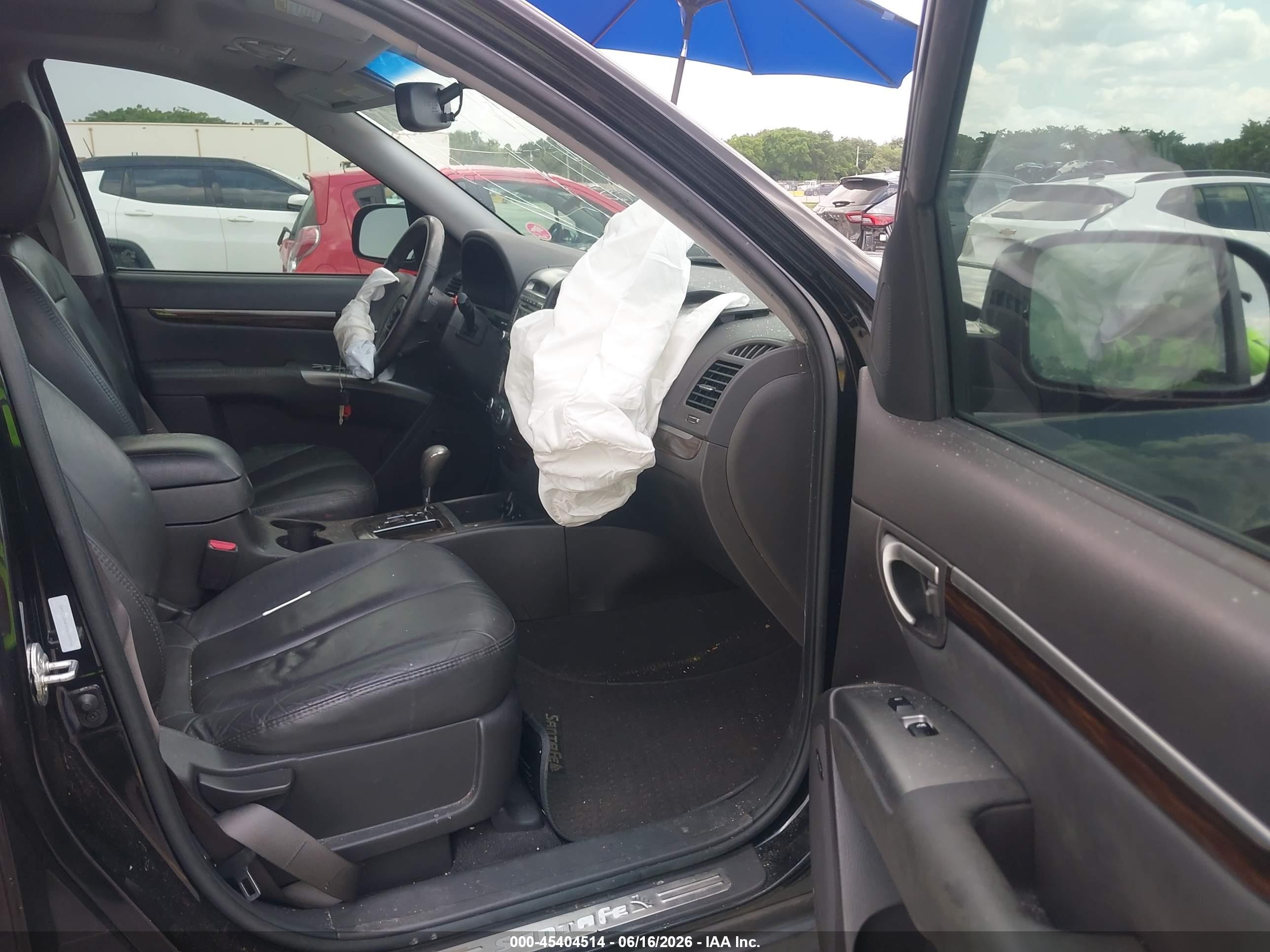 2012 Hyundai Santa Fe Limited Черный vin: 5XYZK3AB5CG159596