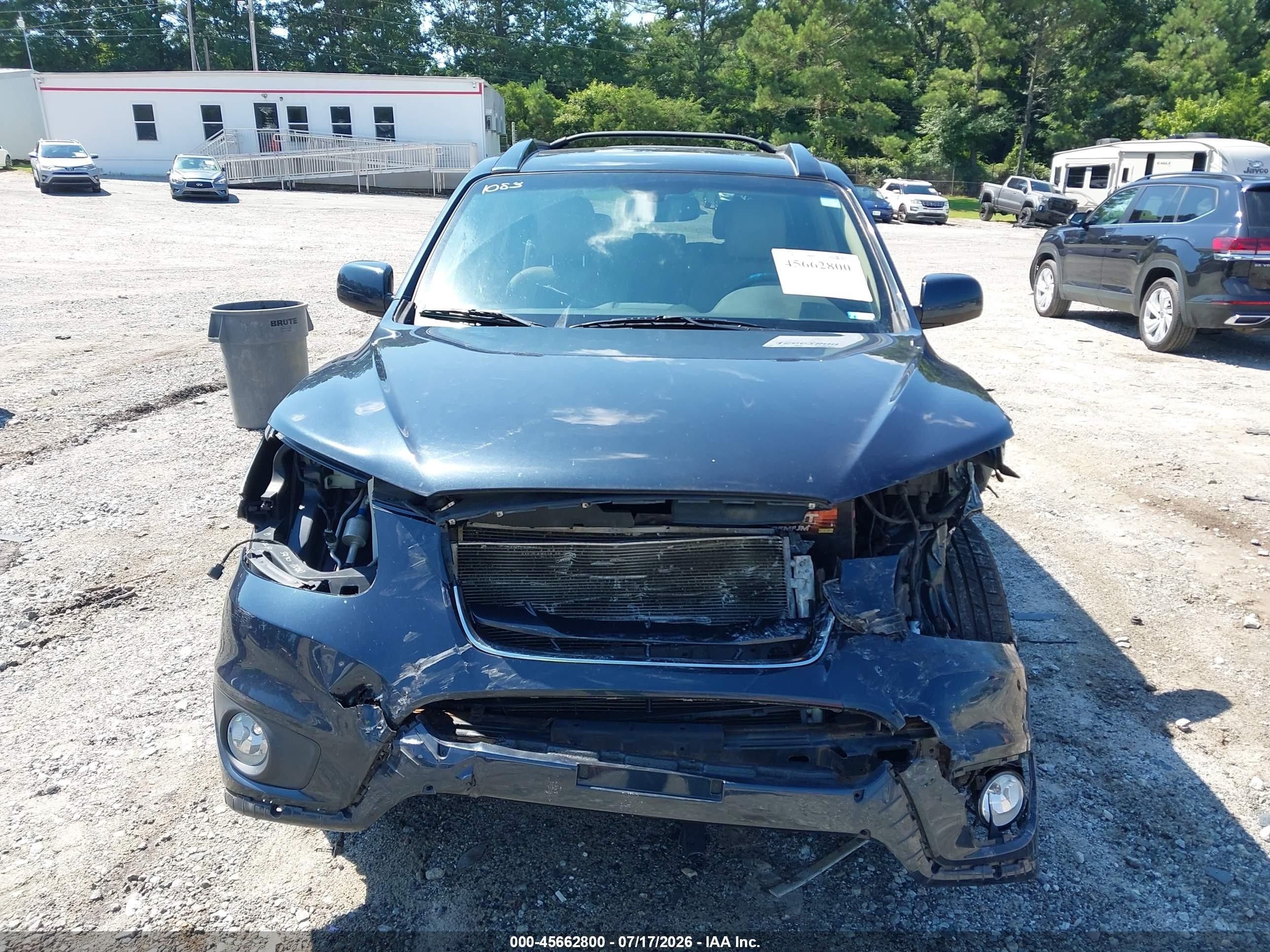 2011 Hyundai Santa Fe Limited Blue vin: 5XYZK3AB6BG011083