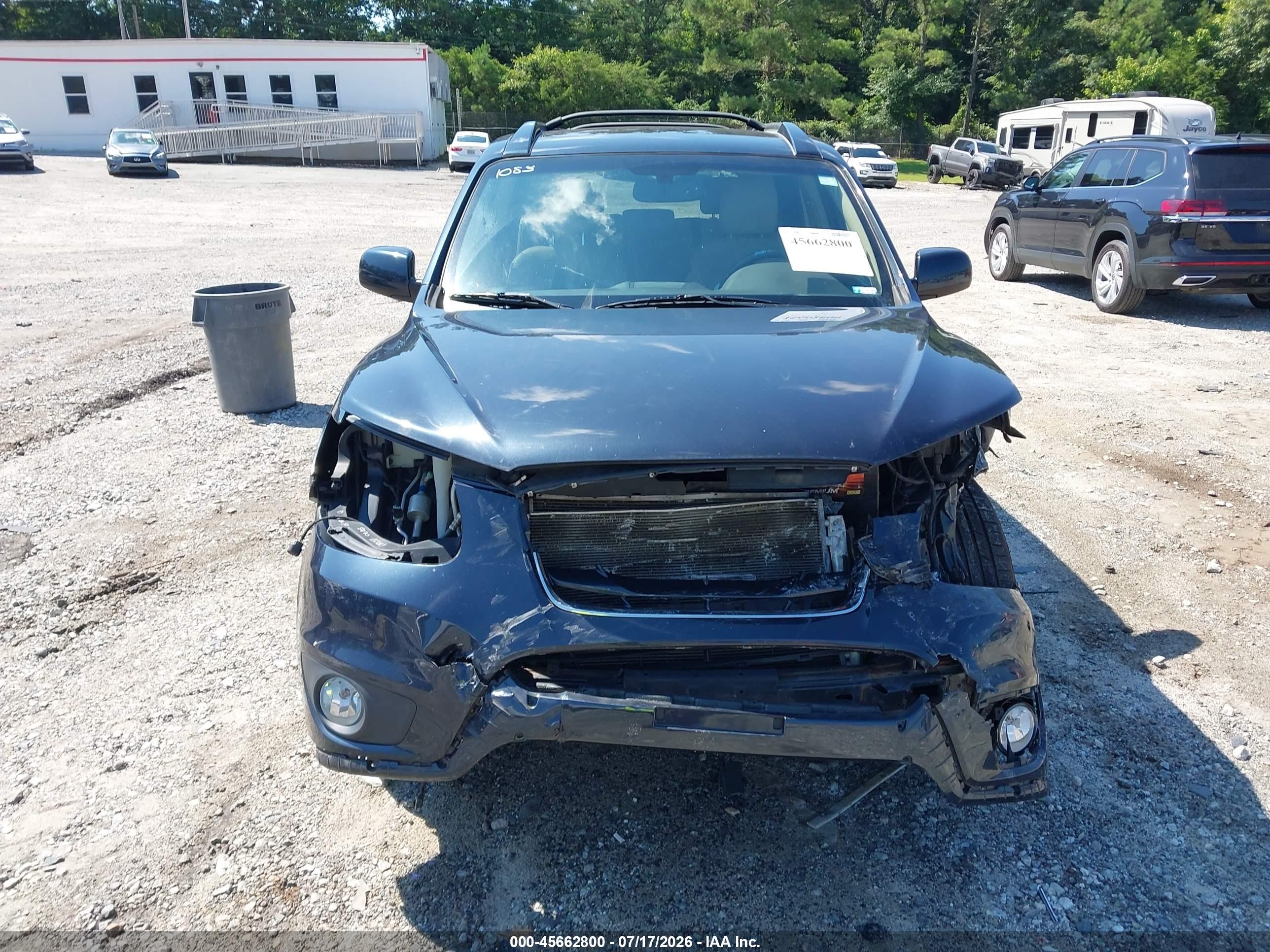 2011 Hyundai Santa Fe Limited Blue vin: 5XYZK3AB6BG011083