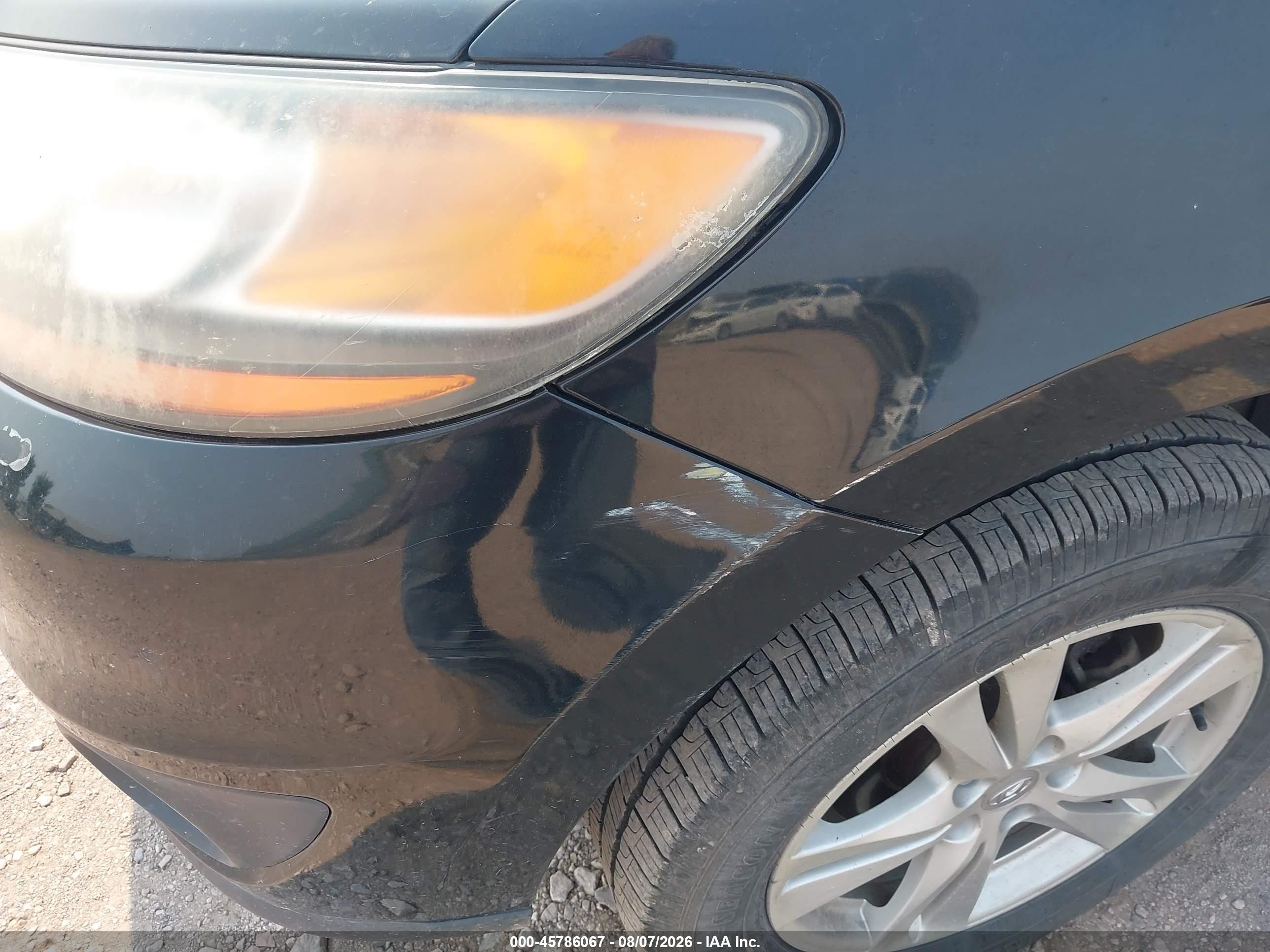 2011 Hyundai Santa Fe Limited Черный vin: 5XYZK3AB6BG073051