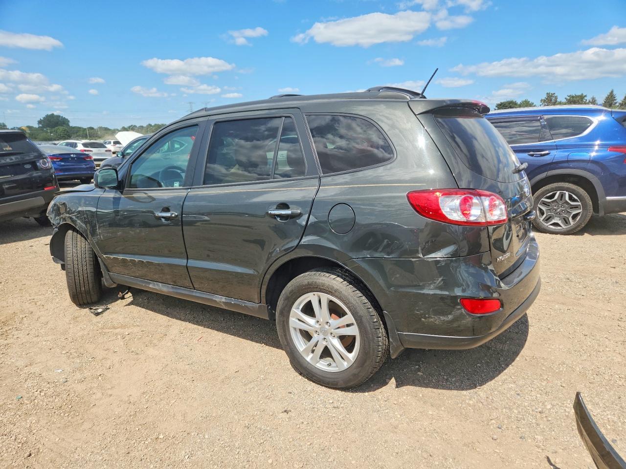 2011 Hyundai Santa Fe Limited Gray vin: 5XYZK3AB6BG090366