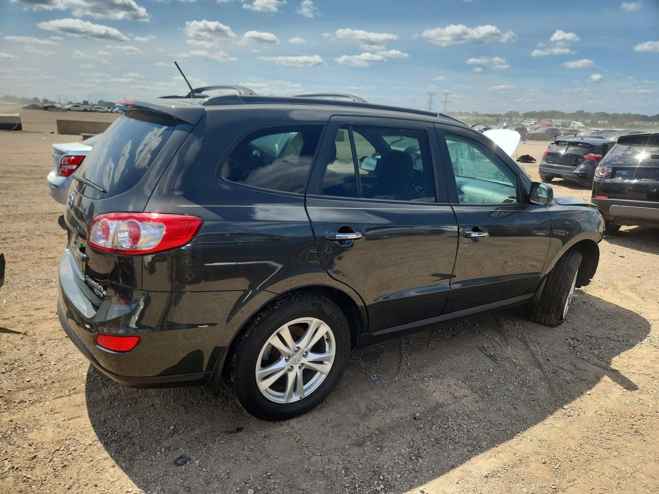 2011 Hyundai Santa Fe Limited Gray vin: 5XYZK3AB6BG090366