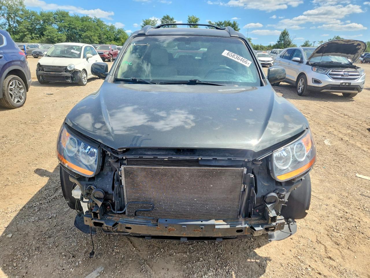 2011 Hyundai Santa Fe Limited Gray vin: 5XYZK3AB6BG090366