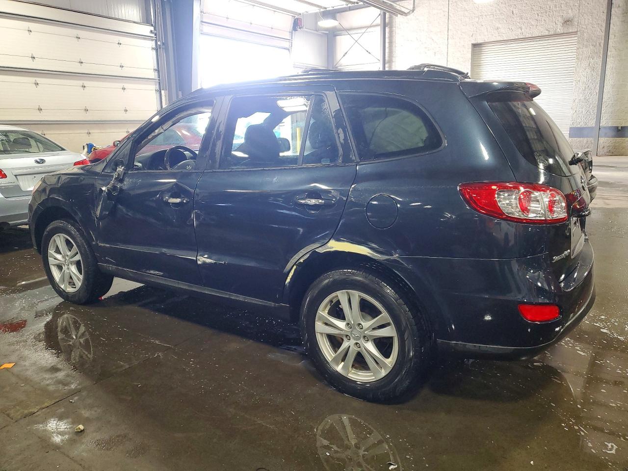 2012 Hyundai Santa Fe Limited Blue vin: 5XYZK3AB6CG092765