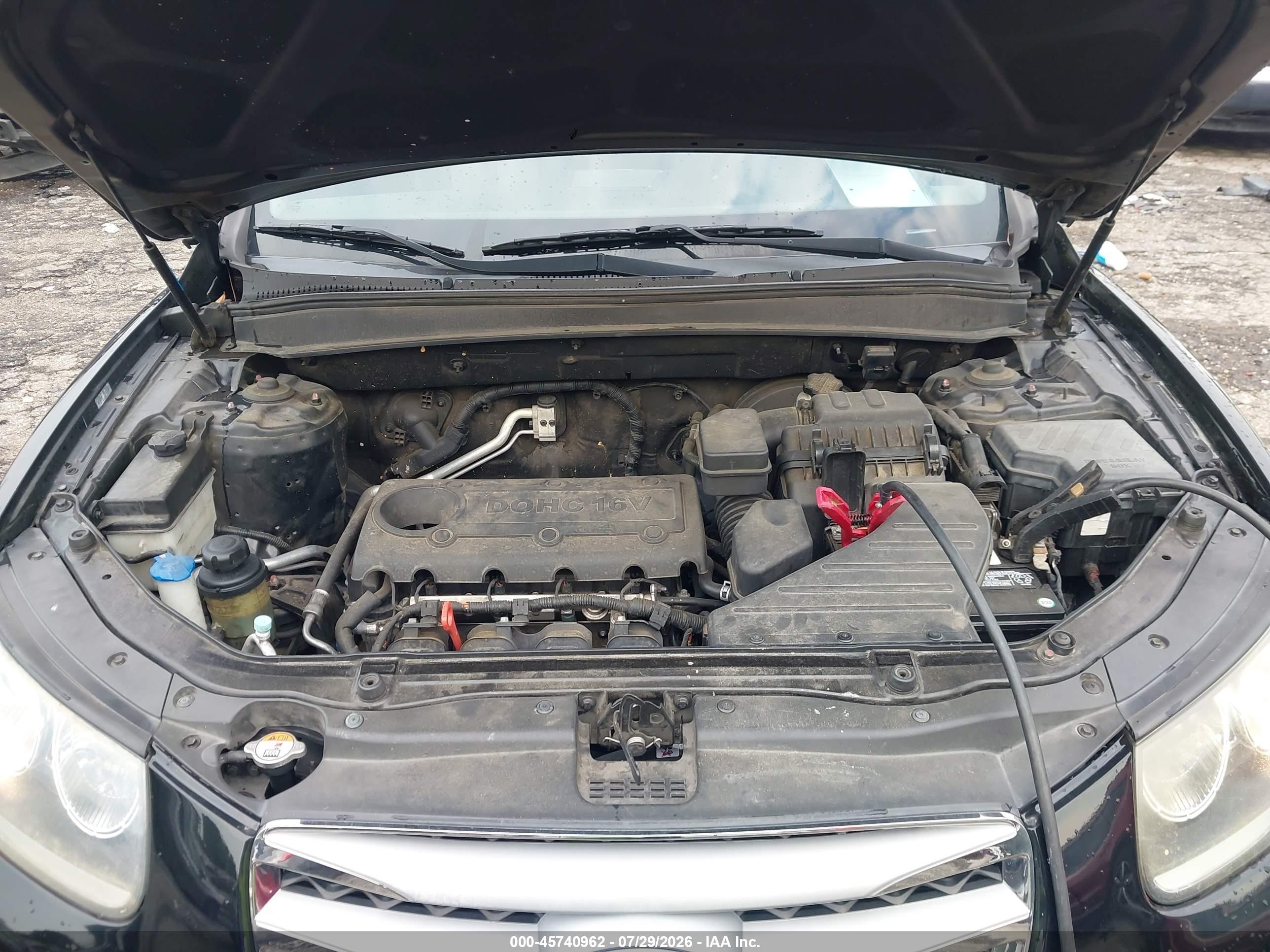 2012 Hyundai Santa Fe Limited Black vin: 5XYZK3AB6CG111900