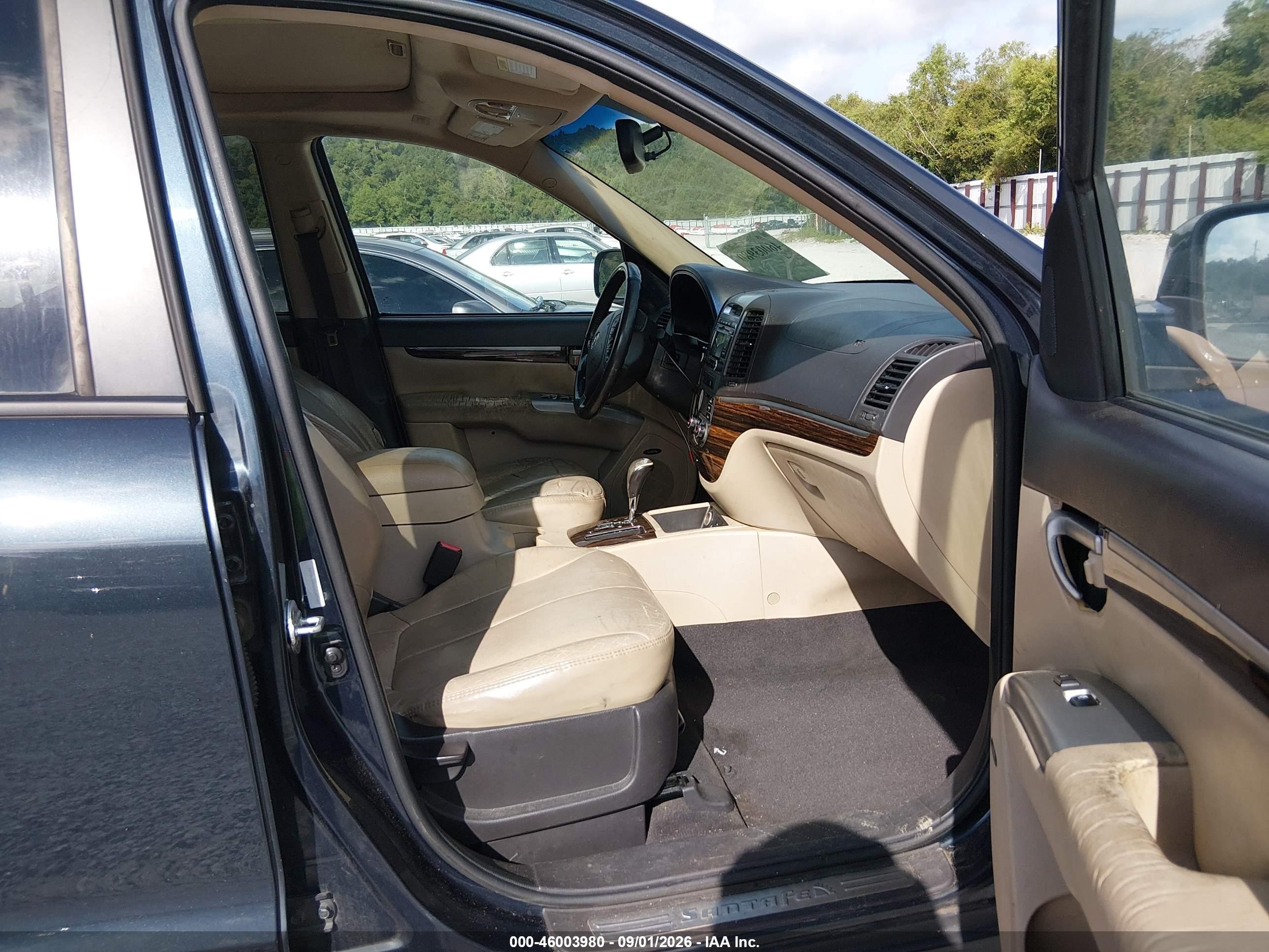2012 Hyundai Santa Fe Limited Dark Blue vin: 5XYZK3AB6CG157999