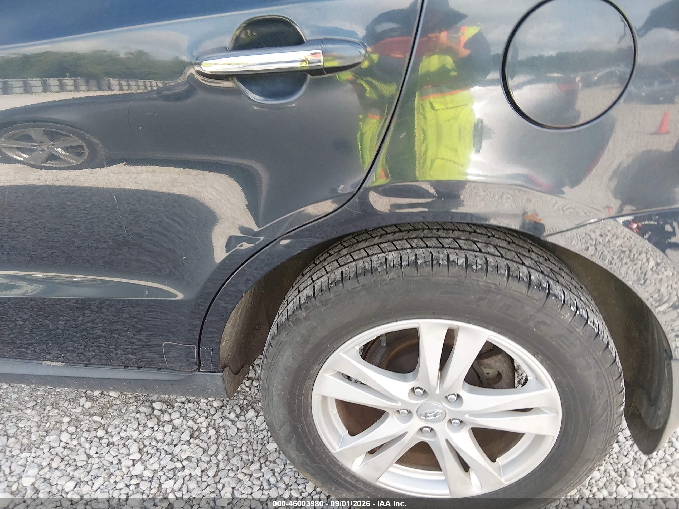 2012 Hyundai Santa Fe Limited Dark Blue vin: 5XYZK3AB6CG157999