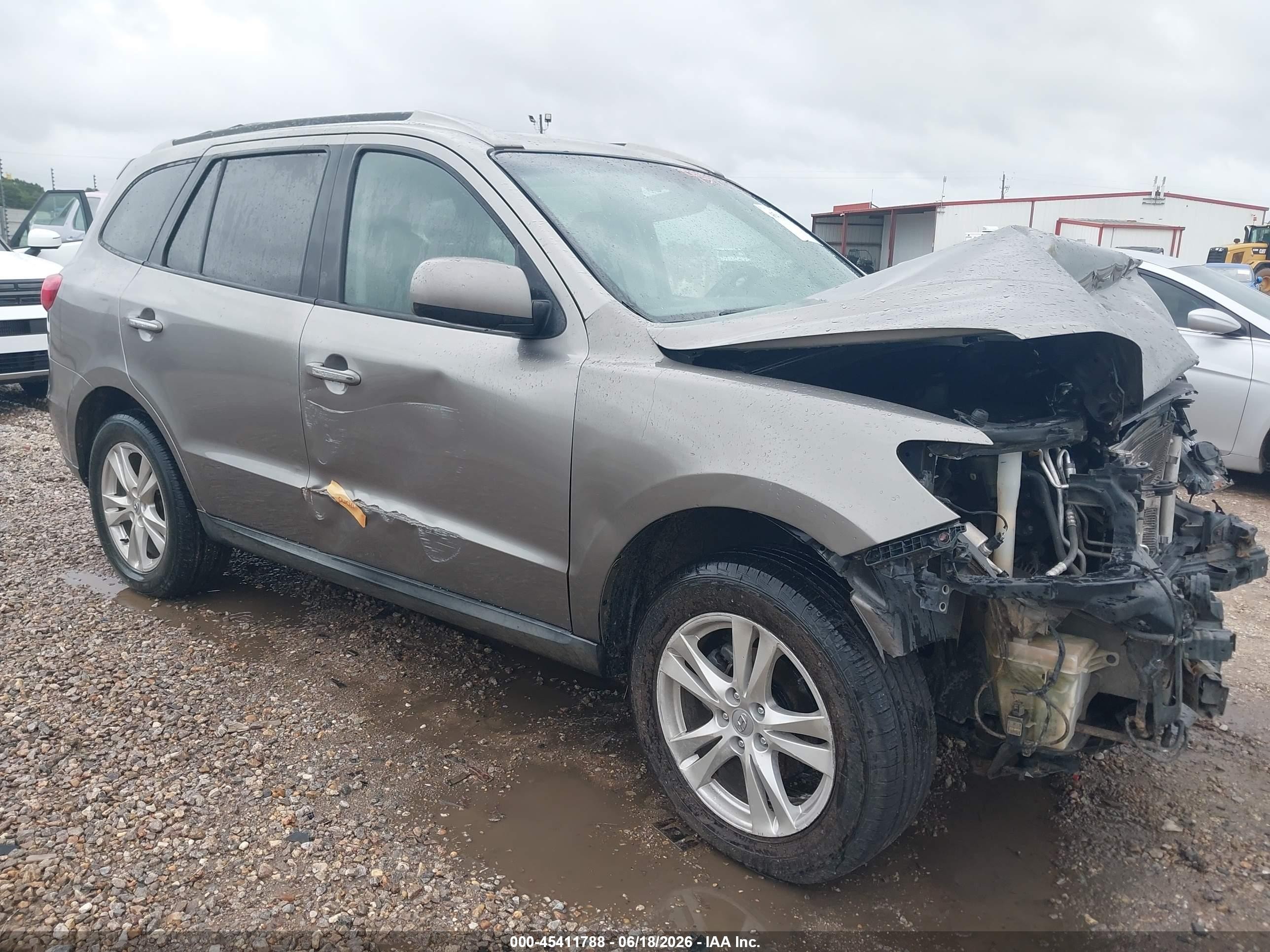 2011 Hyundai Santa Fe Limited Gray vin: 5XYZK3AB7BG086777