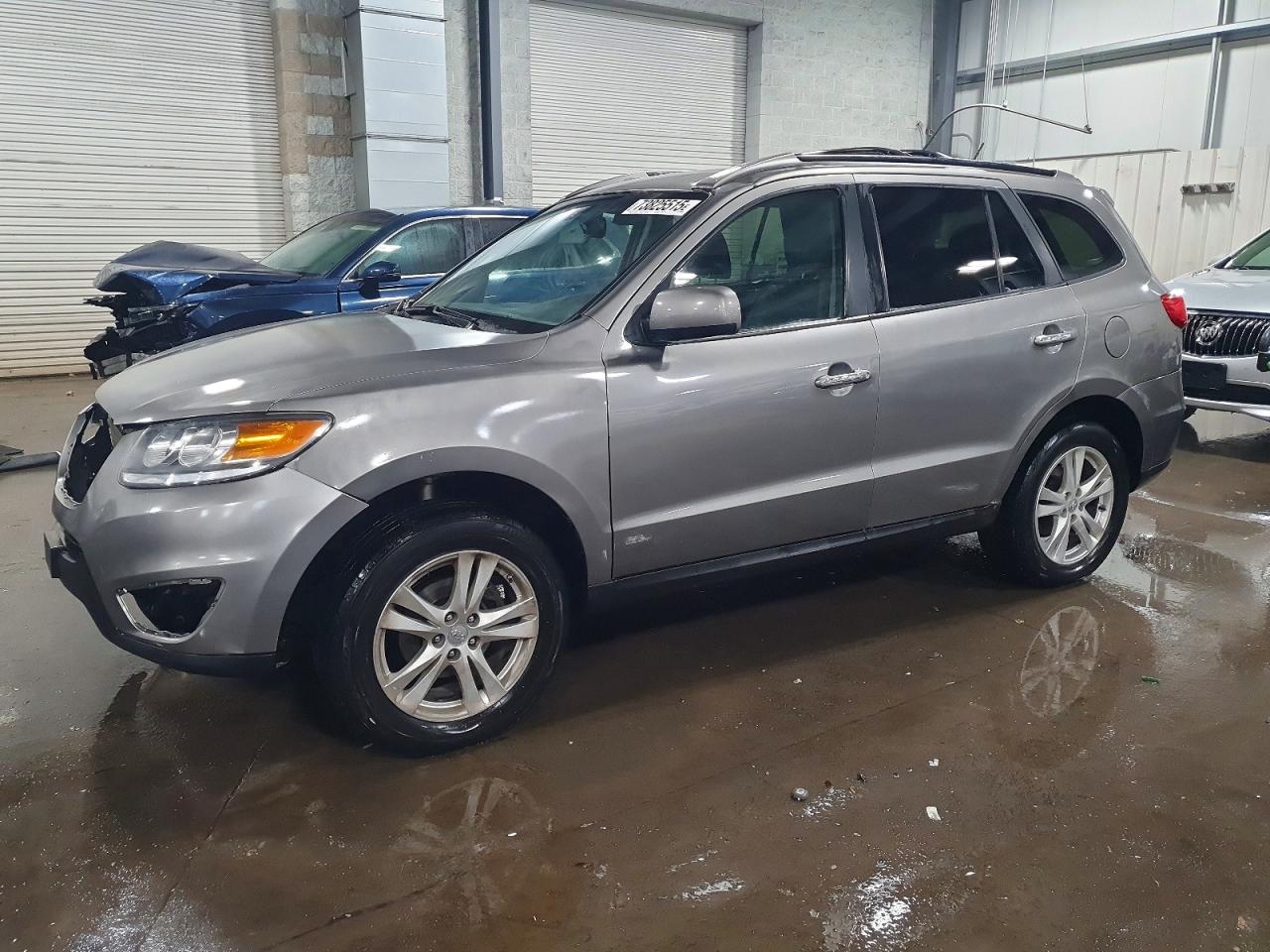 2012 Hyundai Santa Fe Limited Gray vin: 5XYZK3AB7CG113283