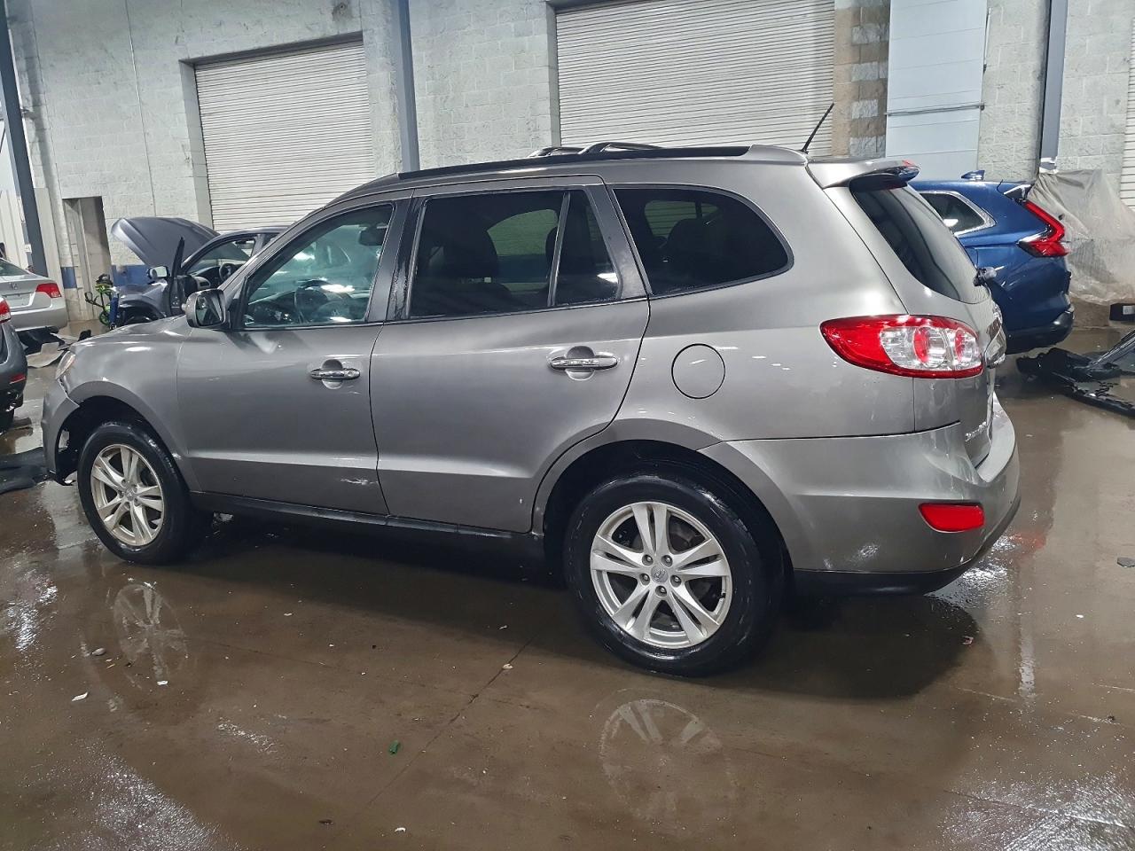 2012 Hyundai Santa Fe Limited Gray vin: 5XYZK3AB7CG113283