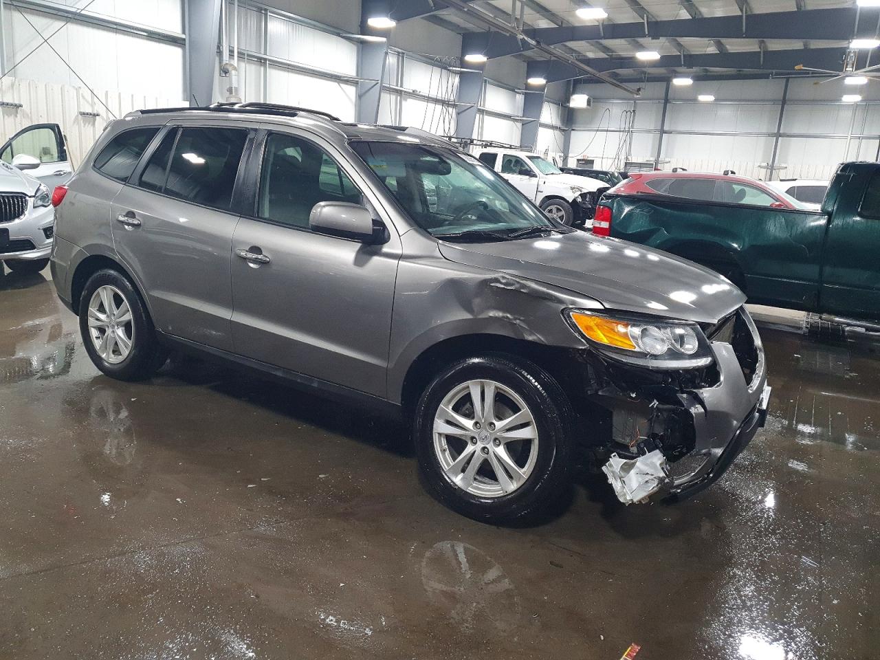 2012 Hyundai Santa Fe Limited Gray vin: 5XYZK3AB7CG113283