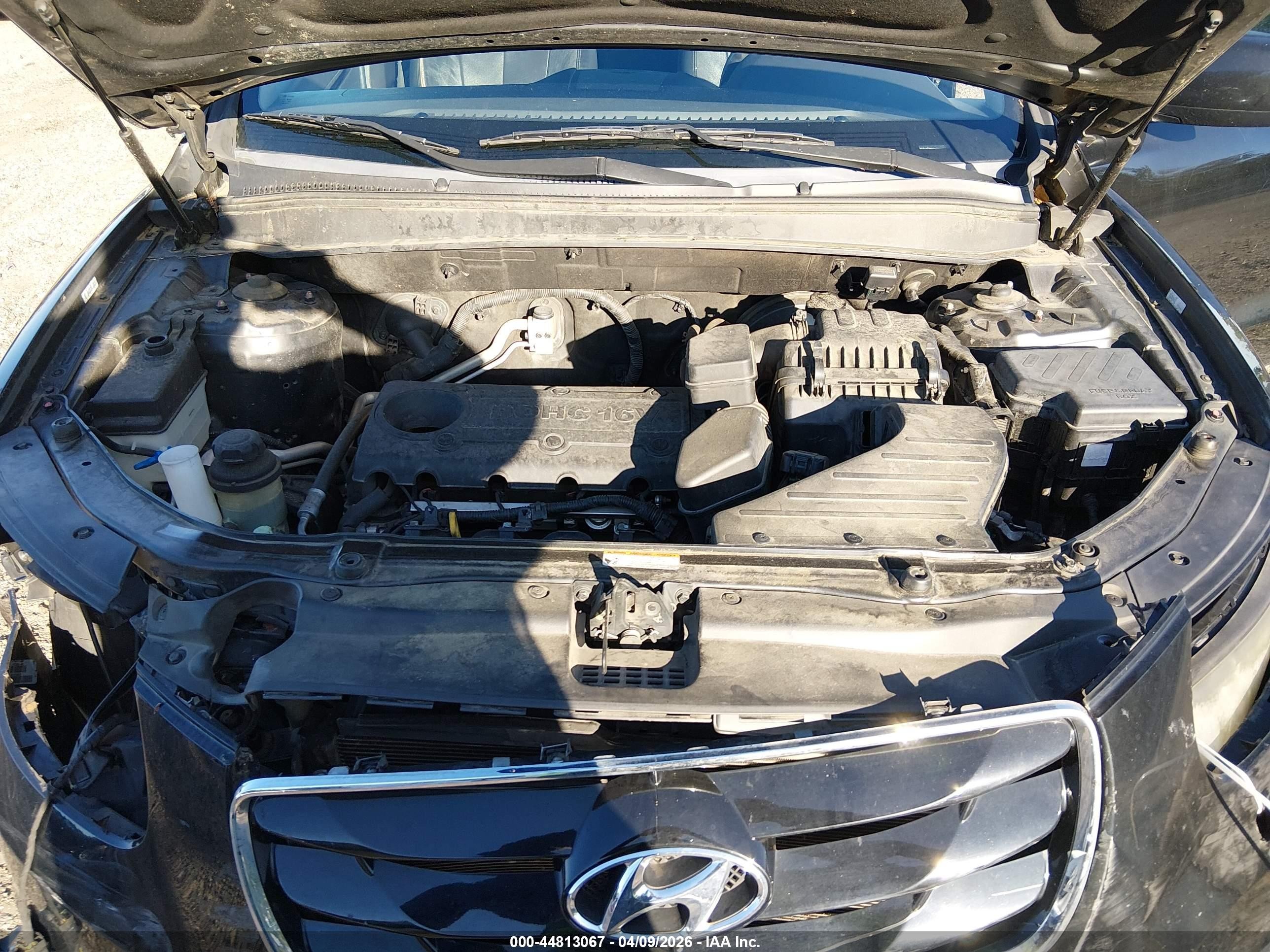 2011 Hyundai Santa Fe Limited Black vin: 5XYZK3AB8BG090241
