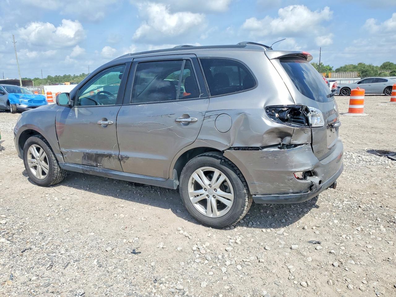 2011 Hyundai Santa Fe Limited Gray vin: 5XYZK3ABXBG005612