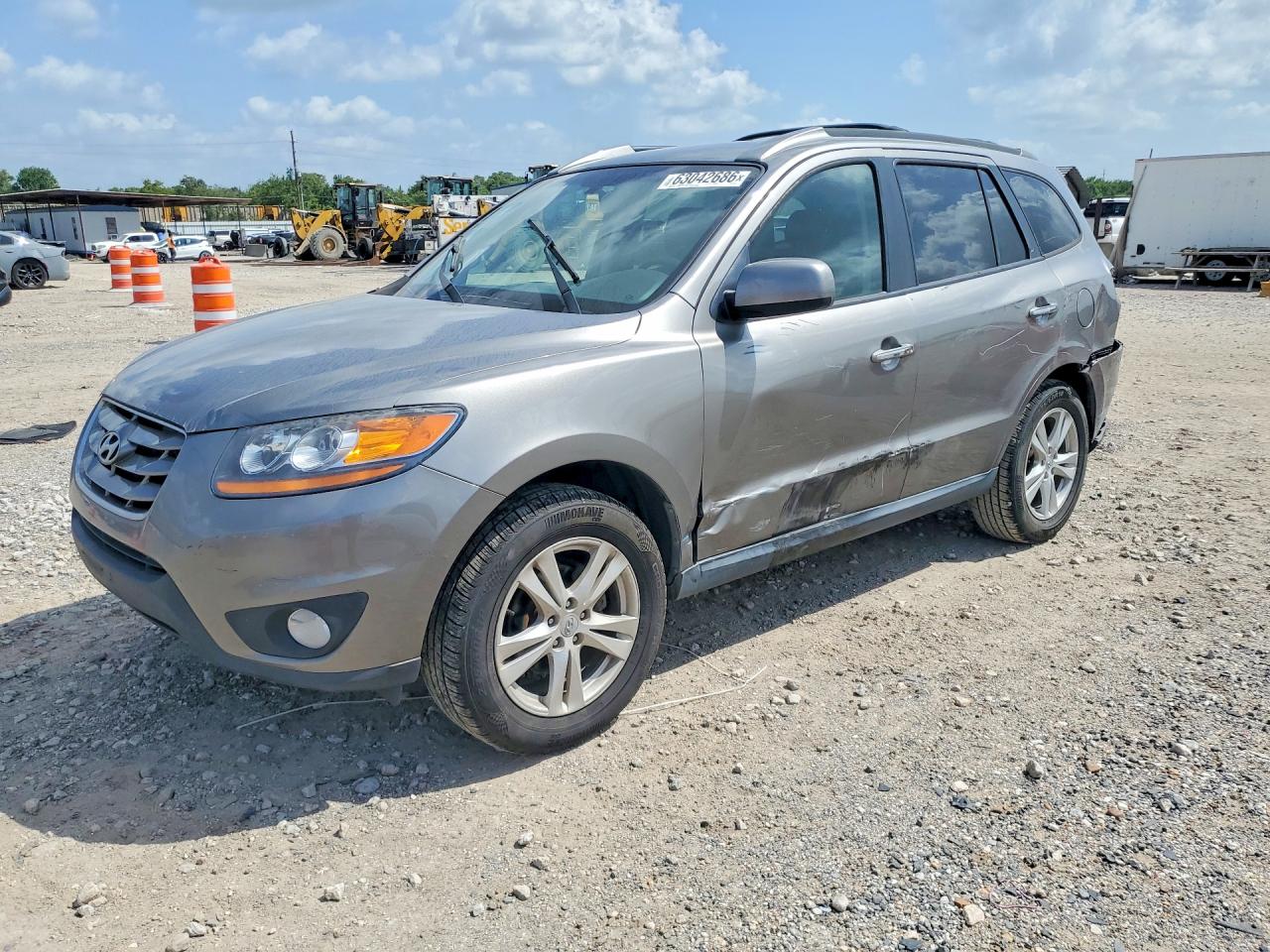 2011 Hyundai Santa Fe Limited Gray vin: 5XYZK3ABXBG005612