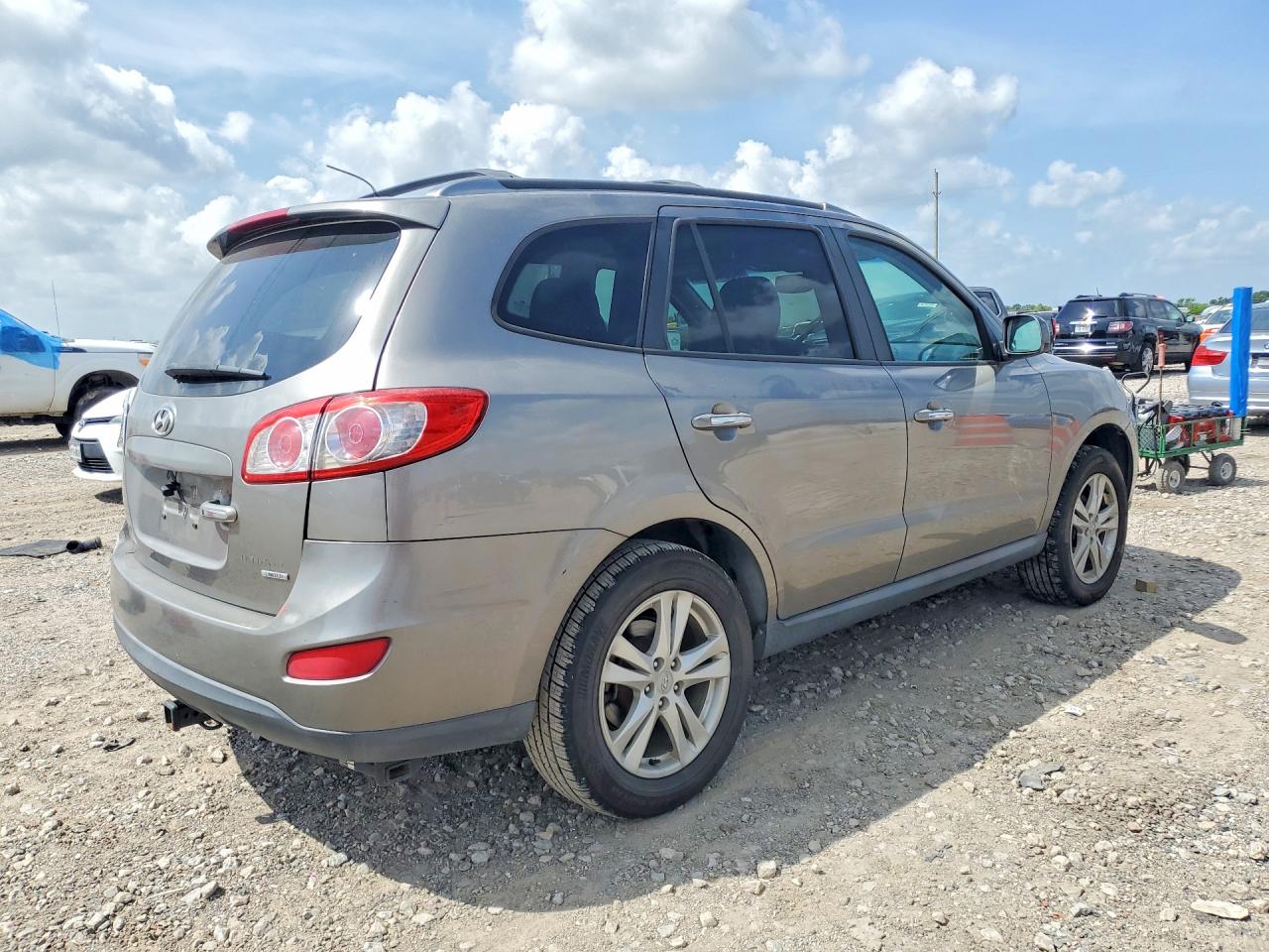 2011 Hyundai Santa Fe Limited Gray vin: 5XYZK3ABXBG005612
