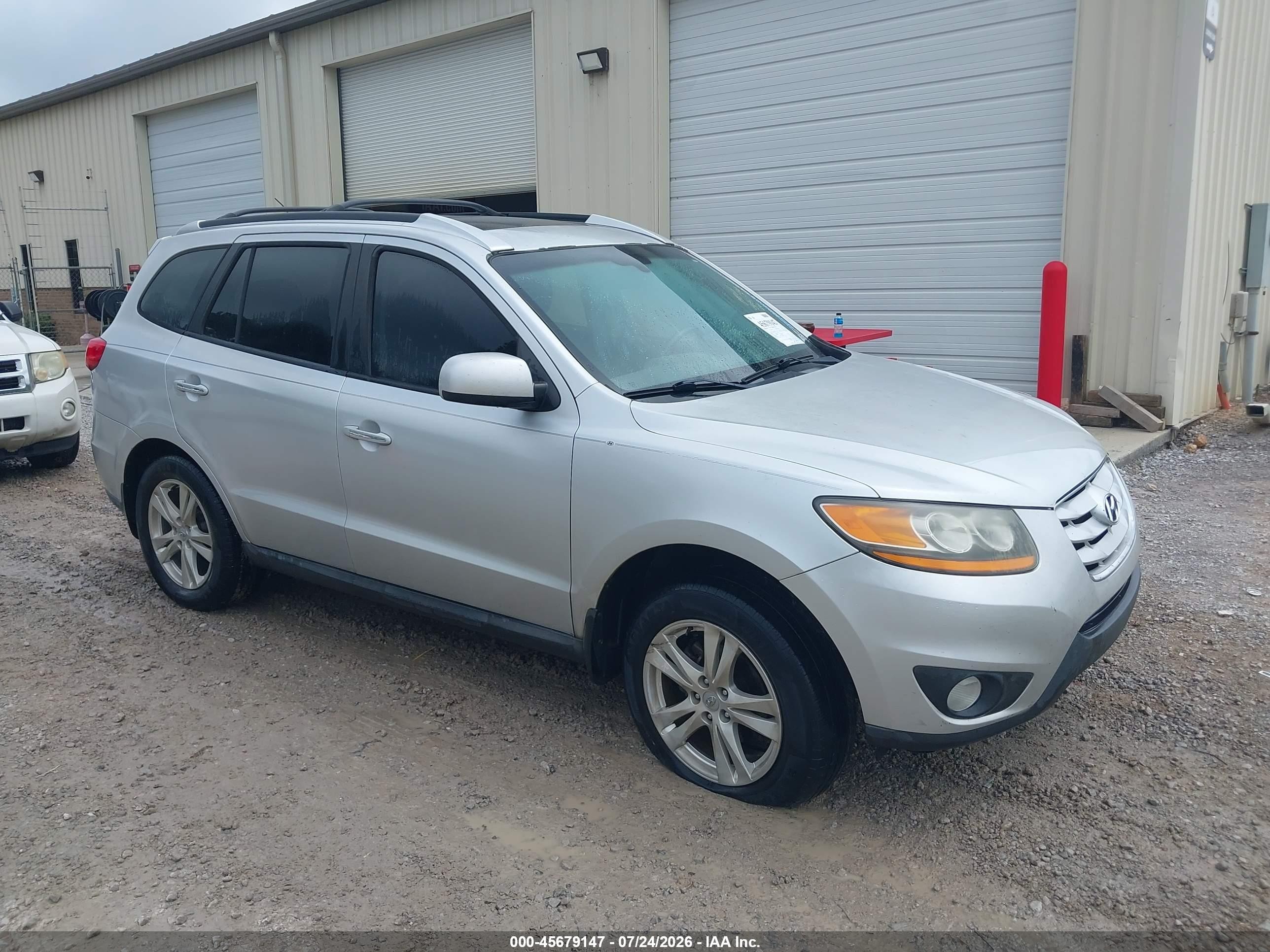 2011 Hyundai Santa Fe Limited Silver vin: 5XYZK3ABXBG042661
