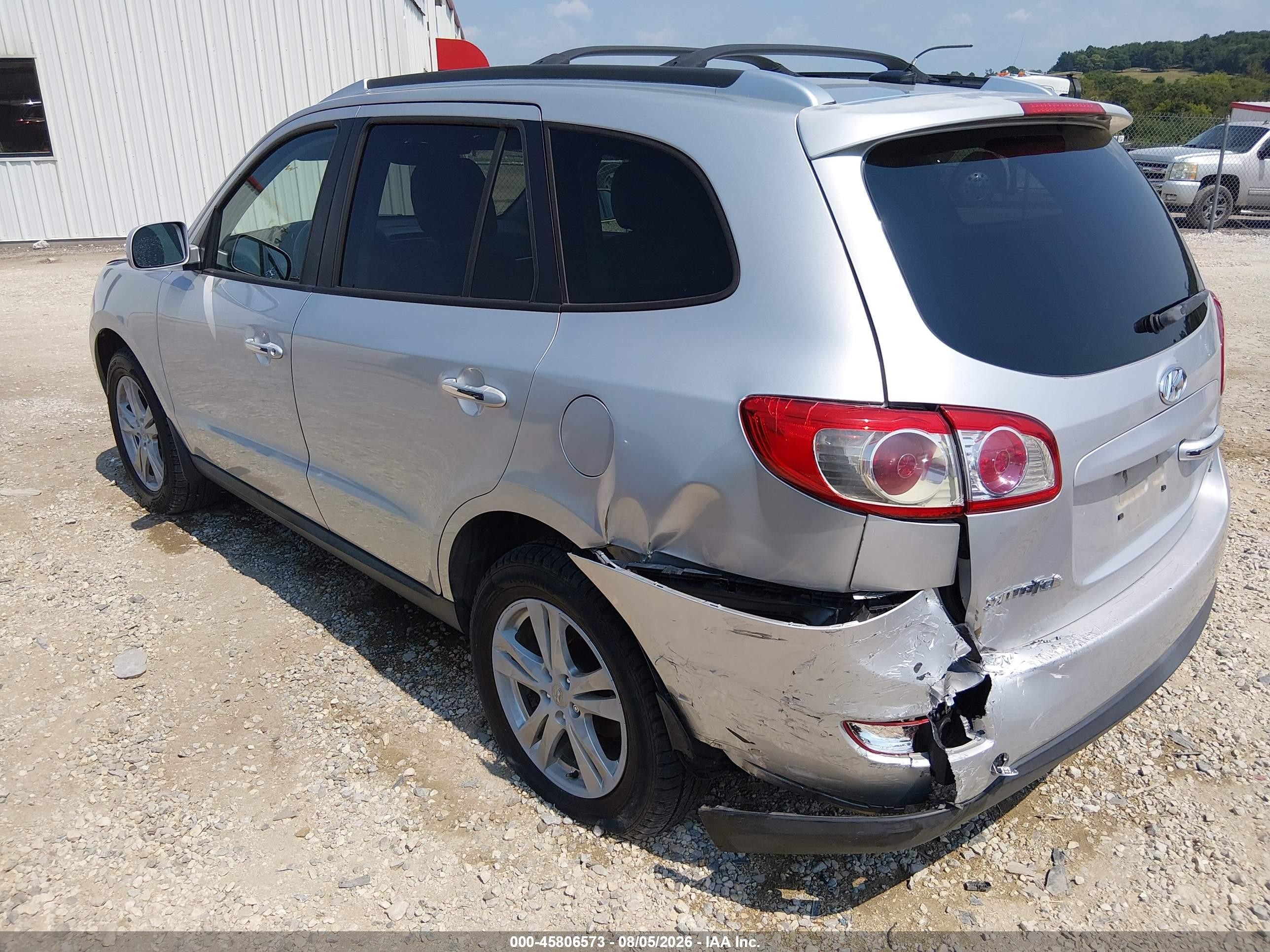2012 Hyundai Santa Fe Limited Silver vin: 5XYZK3ABXCG122446