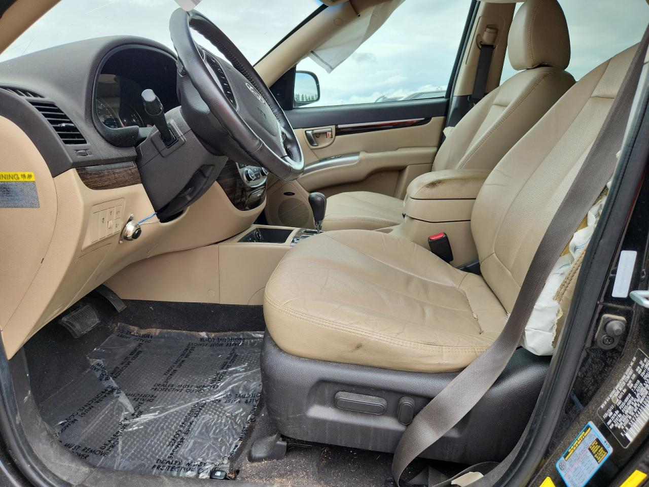 2011 Hyundai Santa Fe Limited Black vin: 5XYZK4AG1BG047233