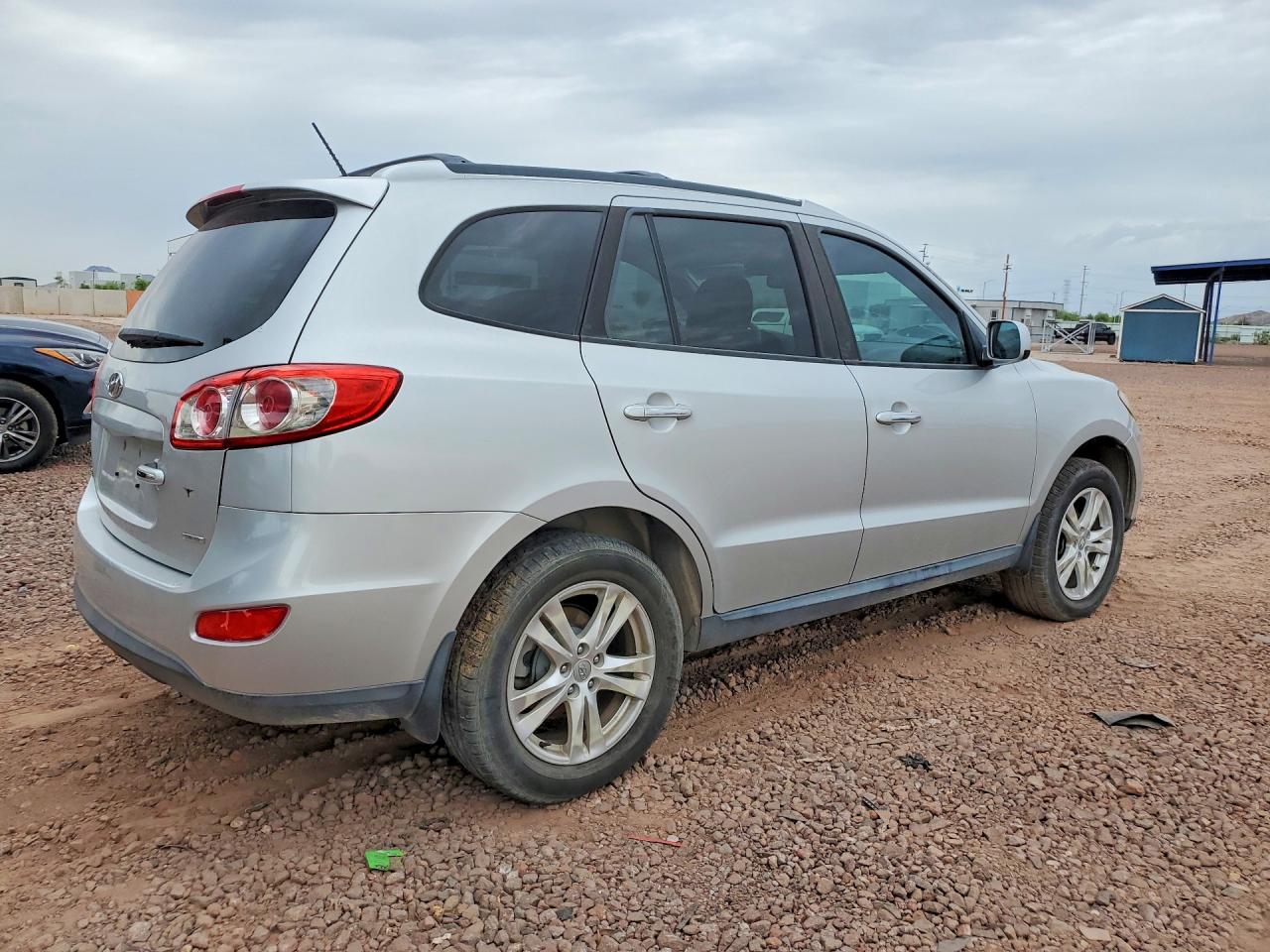 2012 Hyundai Santa Fe Limited Silver vin: 5XYZK4AG1CG150945