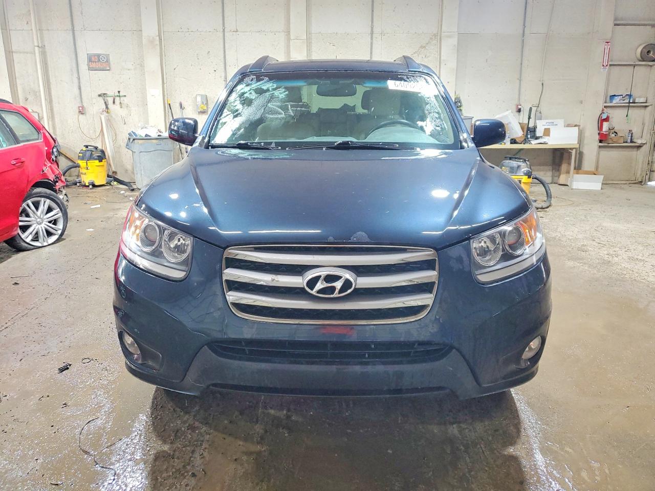 2012 Hyundai Santa Fe Limited Blue vin: 5XYZK4AG2CG168726