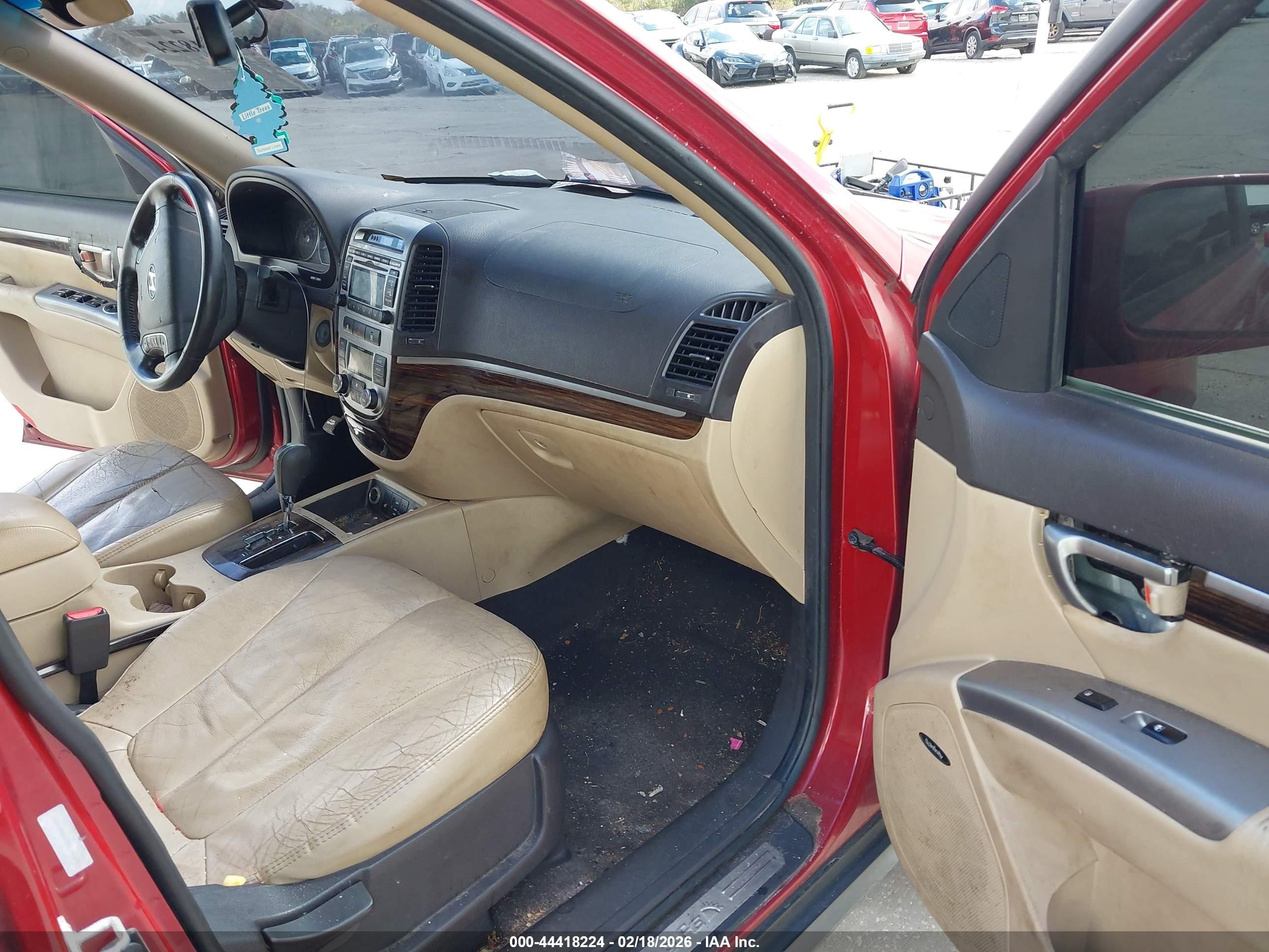 2011 Hyundai Santa Fe Limited V6 Красный vin: 5XYZK4AG3BG041675
