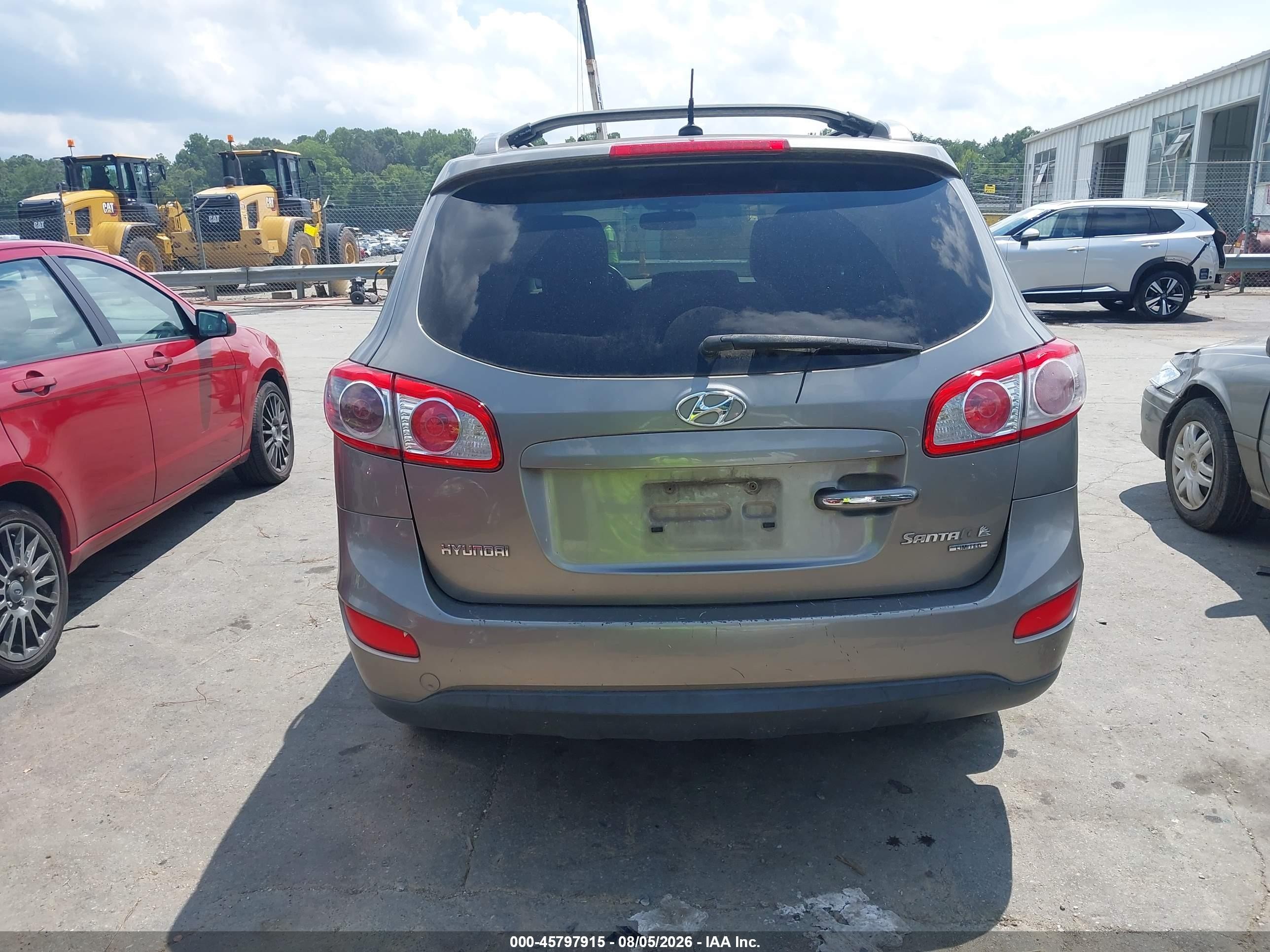 2011 Hyundai Santa Fe Limited V6 Коричневый vin: 5XYZK4AG3BG063675