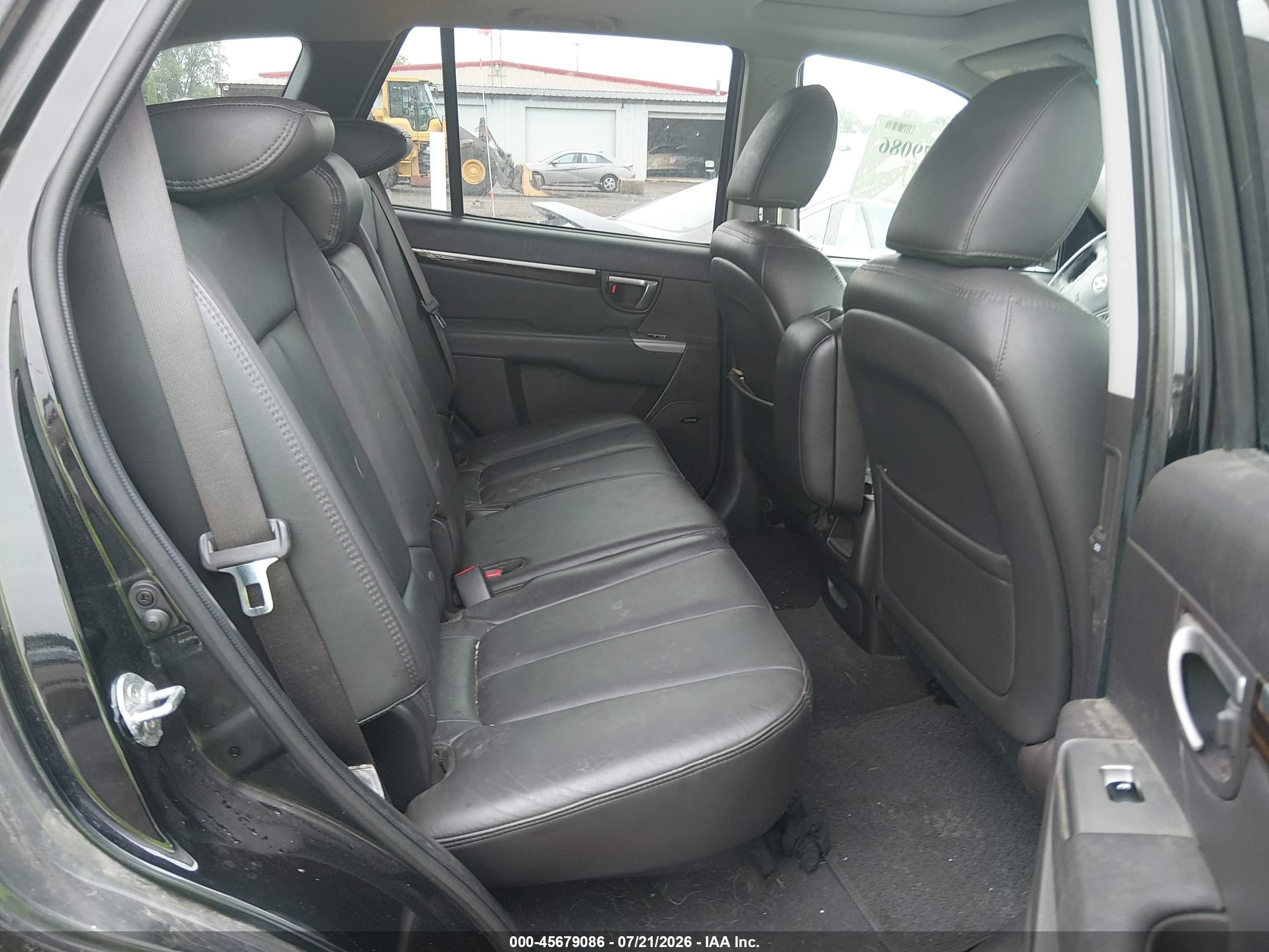 2012 Hyundai Santa Fe Limited V6 Черный vin: 5XYZK4AG3CG132110