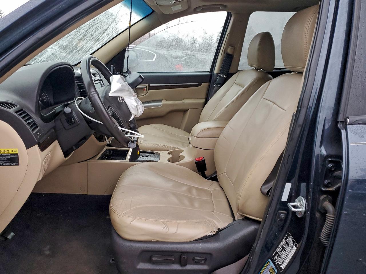 2012 Hyundai Santa Fe Limited Черный vin: 5XYZK4AG3CG133631