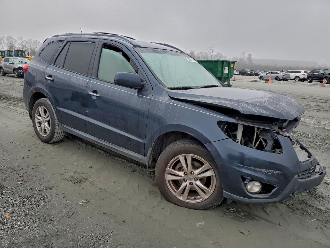 2012 Hyundai Santa Fe Limited Черный vin: 5XYZK4AG3CG133631
