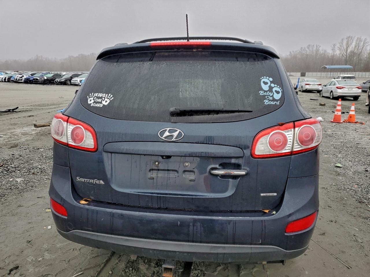 2012 Hyundai Santa Fe Limited Черный vin: 5XYZK4AG3CG133631