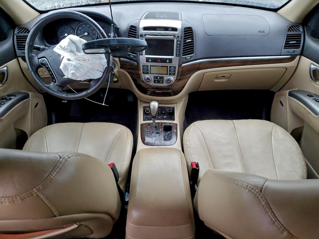 2012 Hyundai Santa Fe Limited Черный vin: 5XYZK4AG3CG133631