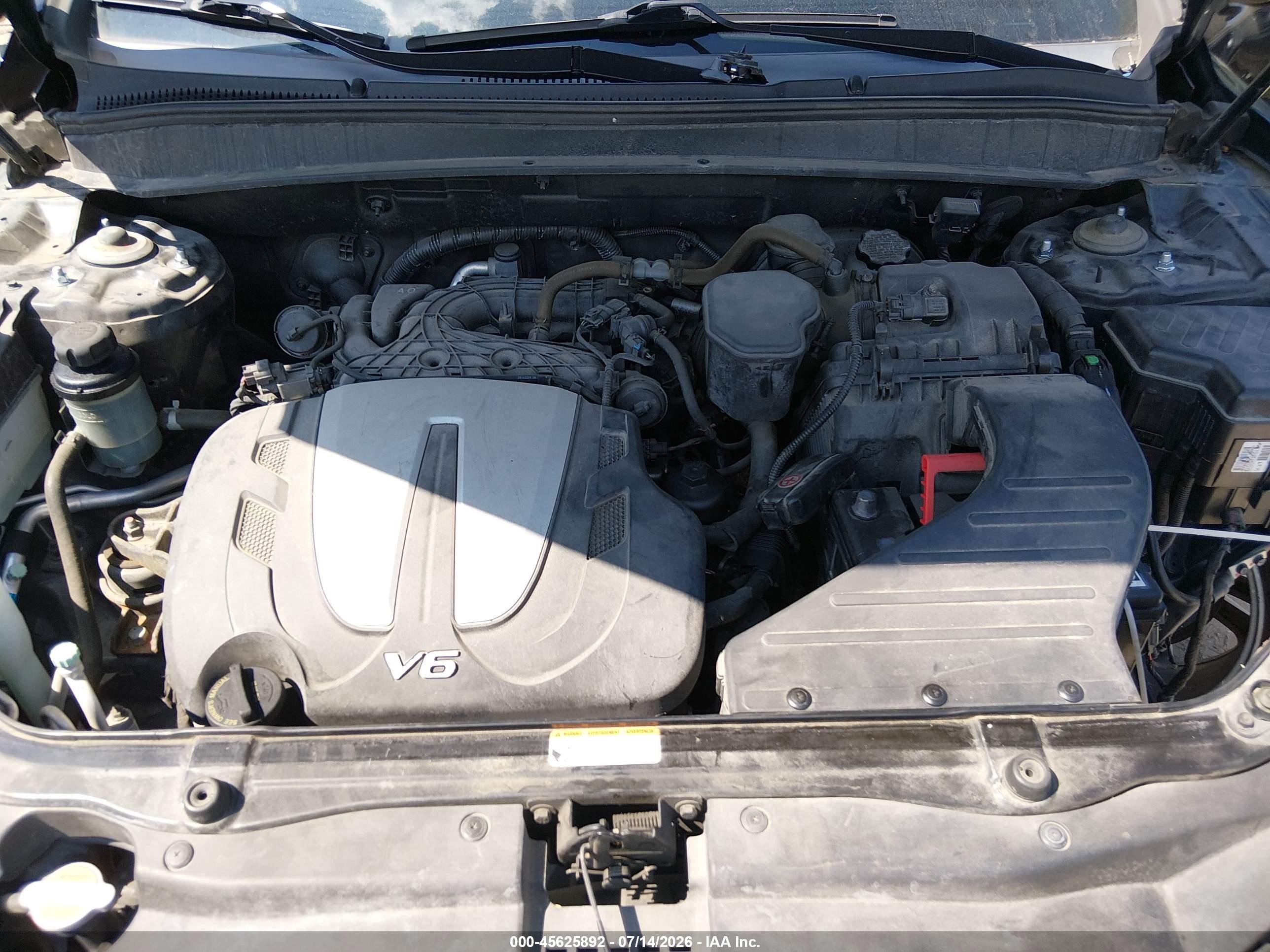 2012 Hyundai Santa Fe Limited V6 Black vin: 5XYZK4AG4CG095830
