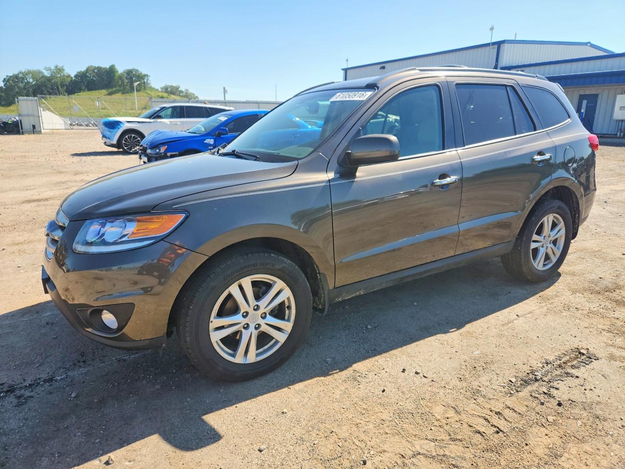 2012 Hyundai Santa Fe Limited Brown vin: 5XYZK4AG4CG145903
