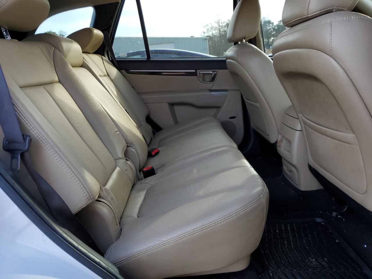 2011 Hyundai Santa Fe Limited Белый vin: 5XYZK4AG6BG061547