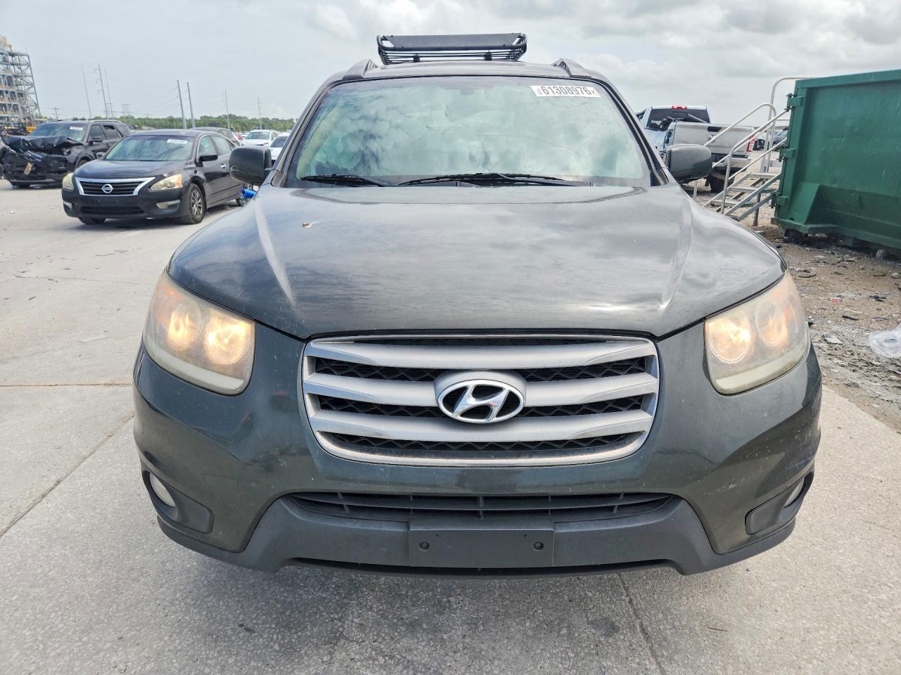 2012 Hyundai Santa Fe Limited Green vin: 5XYZK4AG6CG126916