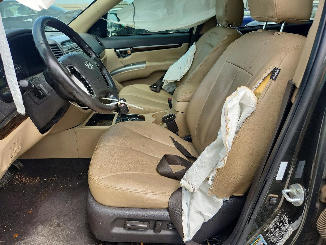 2012 Hyundai Santa Fe Limited Green vin: 5XYZK4AG6CG126916