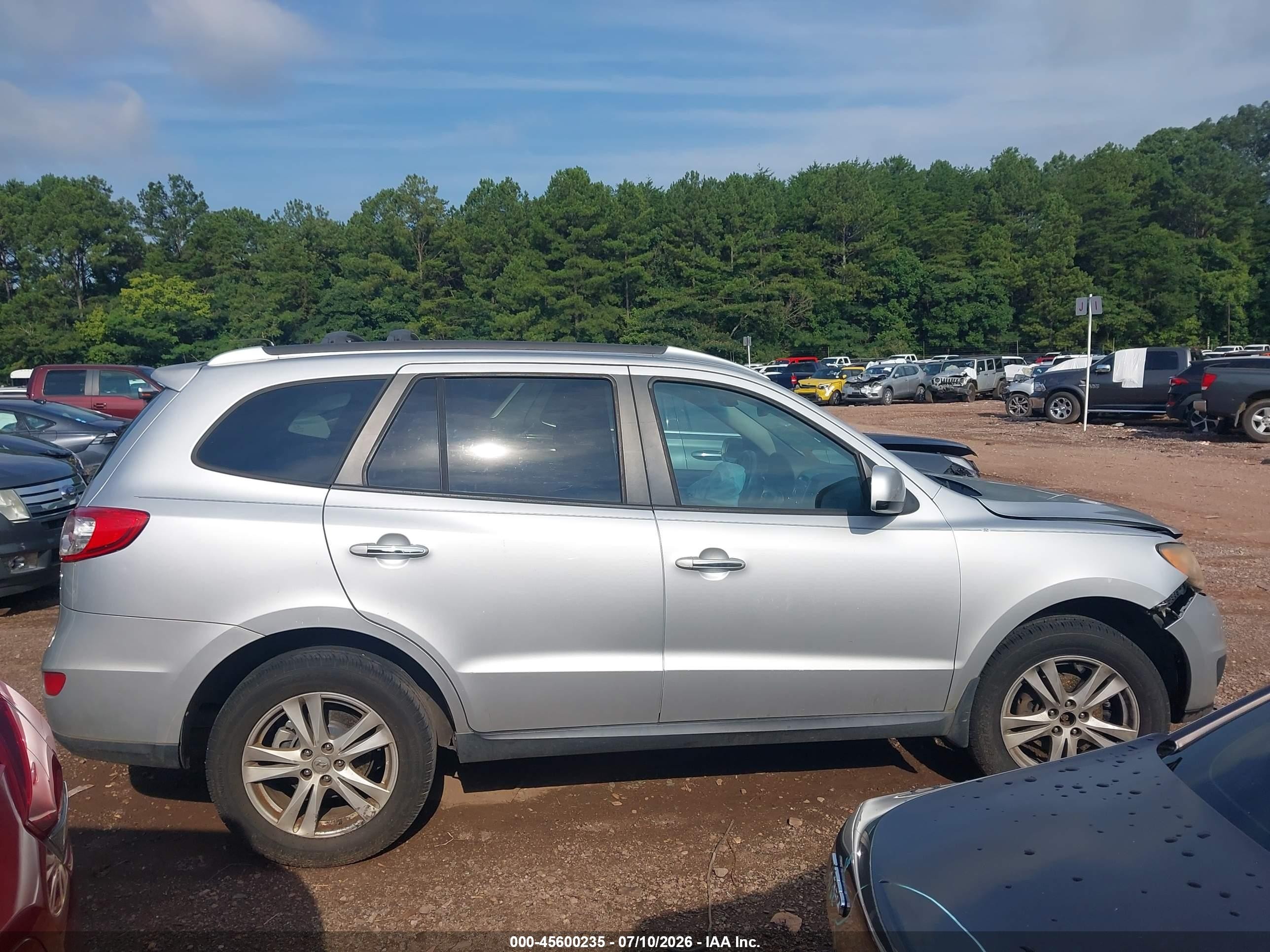 2011 Hyundai Santa Fe Limited V6 Серебряный vin: 5XYZK4AG7BG014785