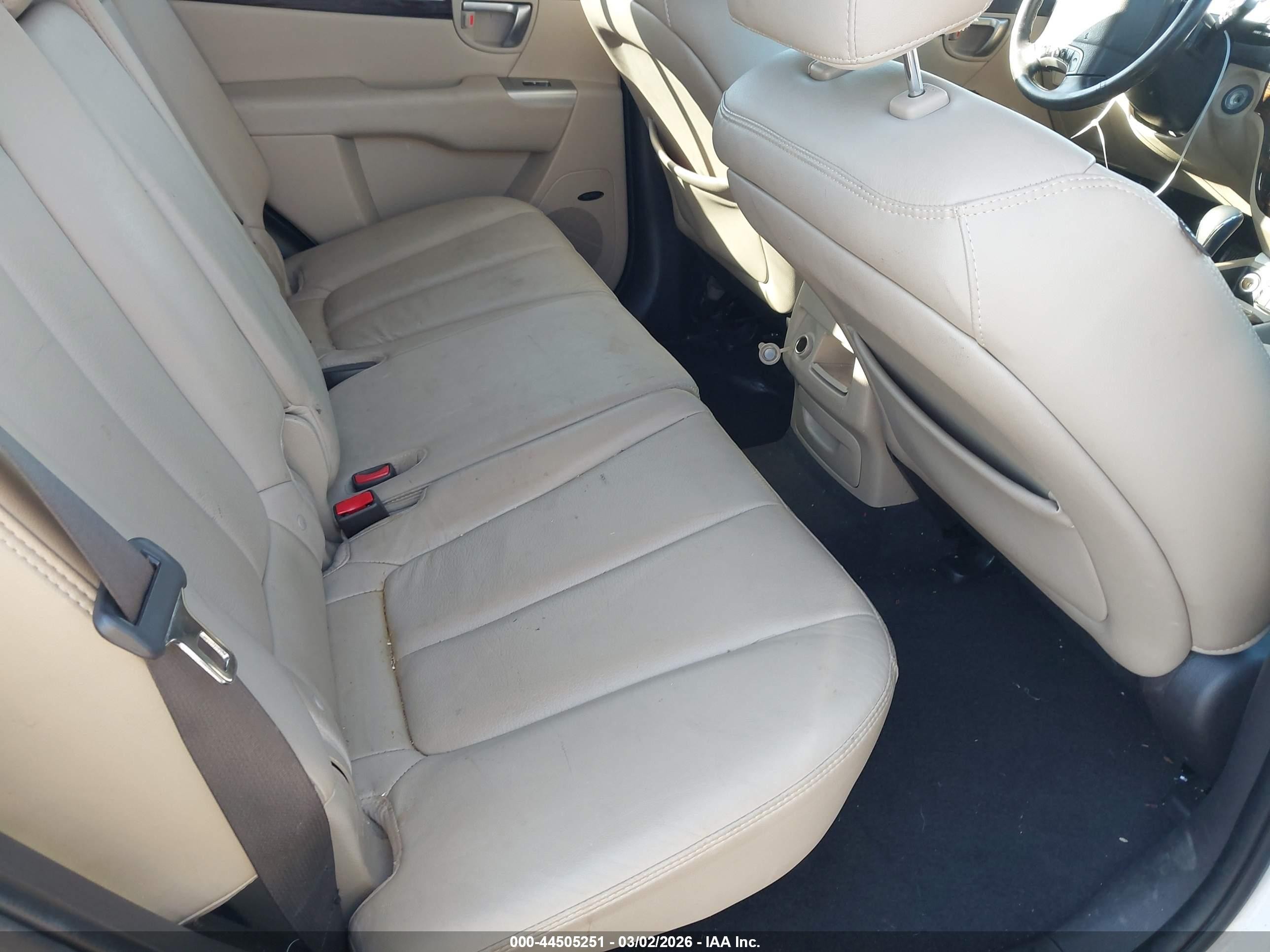2012 Hyundai Santa Fe Limited V6 White vin: 5XYZK4AG7CG139366