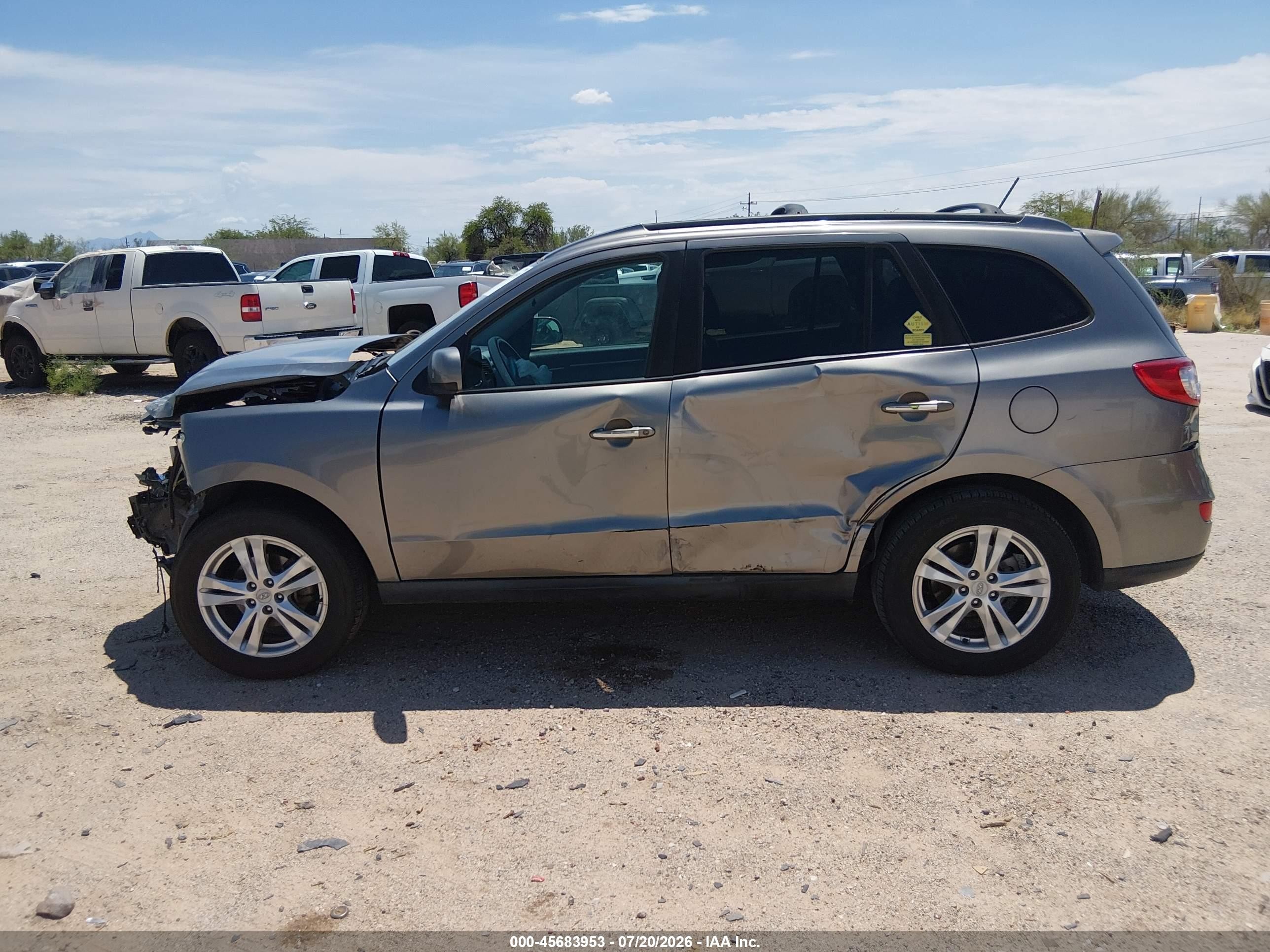 2011 Hyundai Santa Fe Limited V6 Серый vin: 5XYZK4AG8BG082013