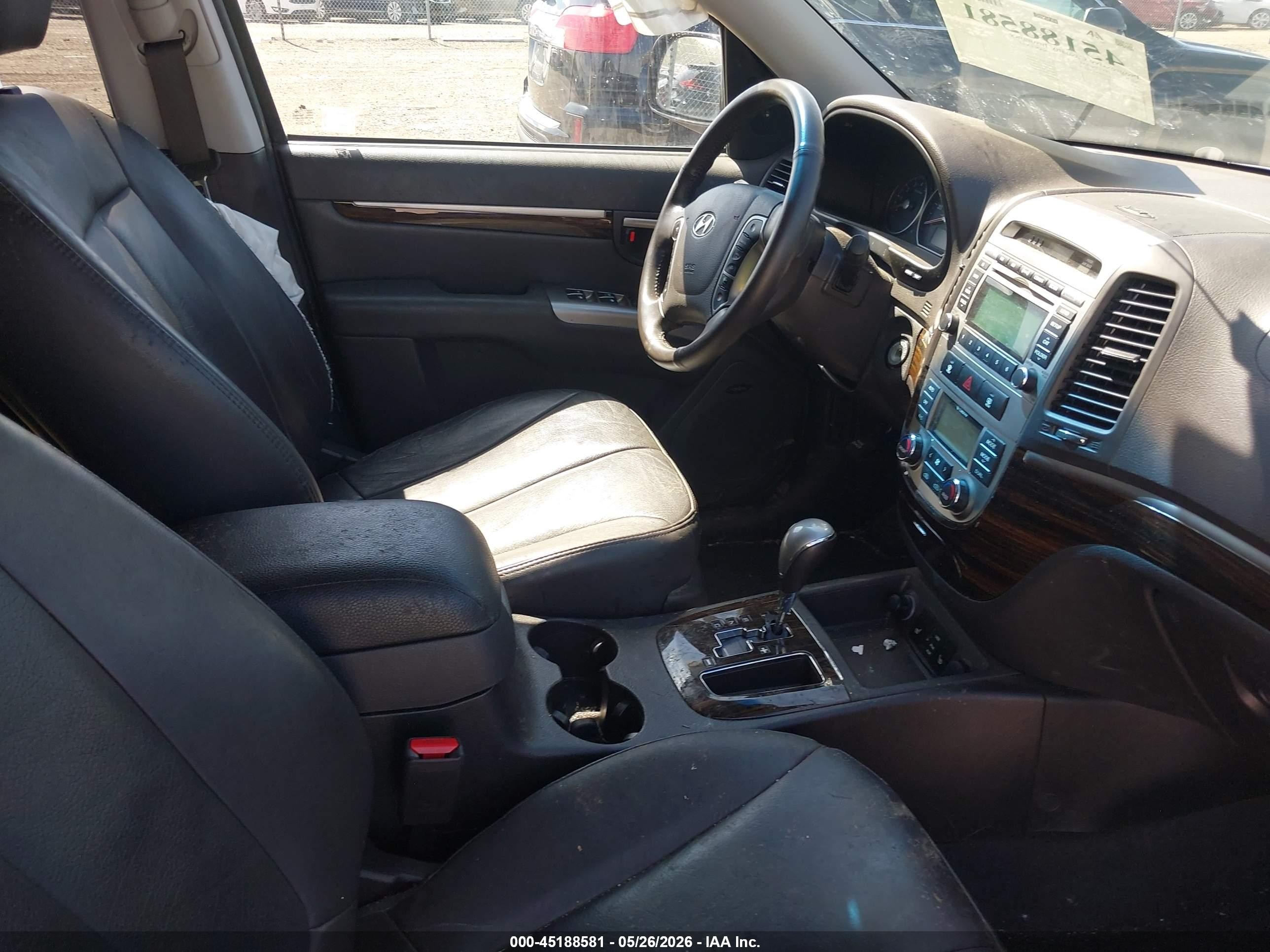 2012 Hyundai Santa Fe Limited V6 Черный vin: 5XYZK4AG8CG108899